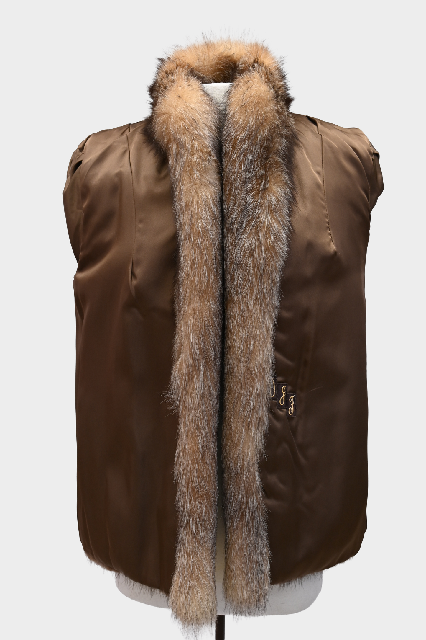 Mink and Crystal Fox Fur Jacket