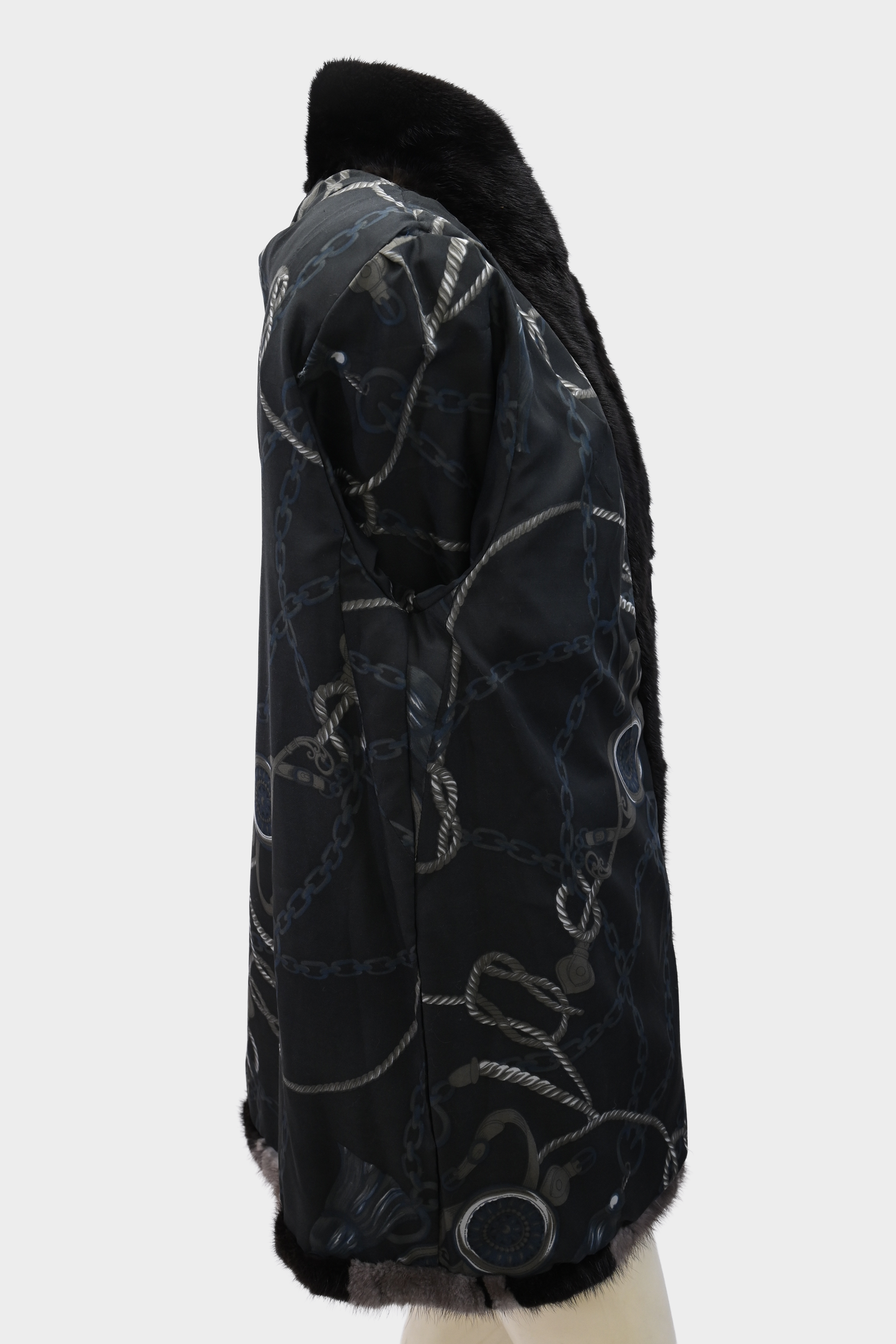 Maple Furriers Two-Tone Mink Jacket