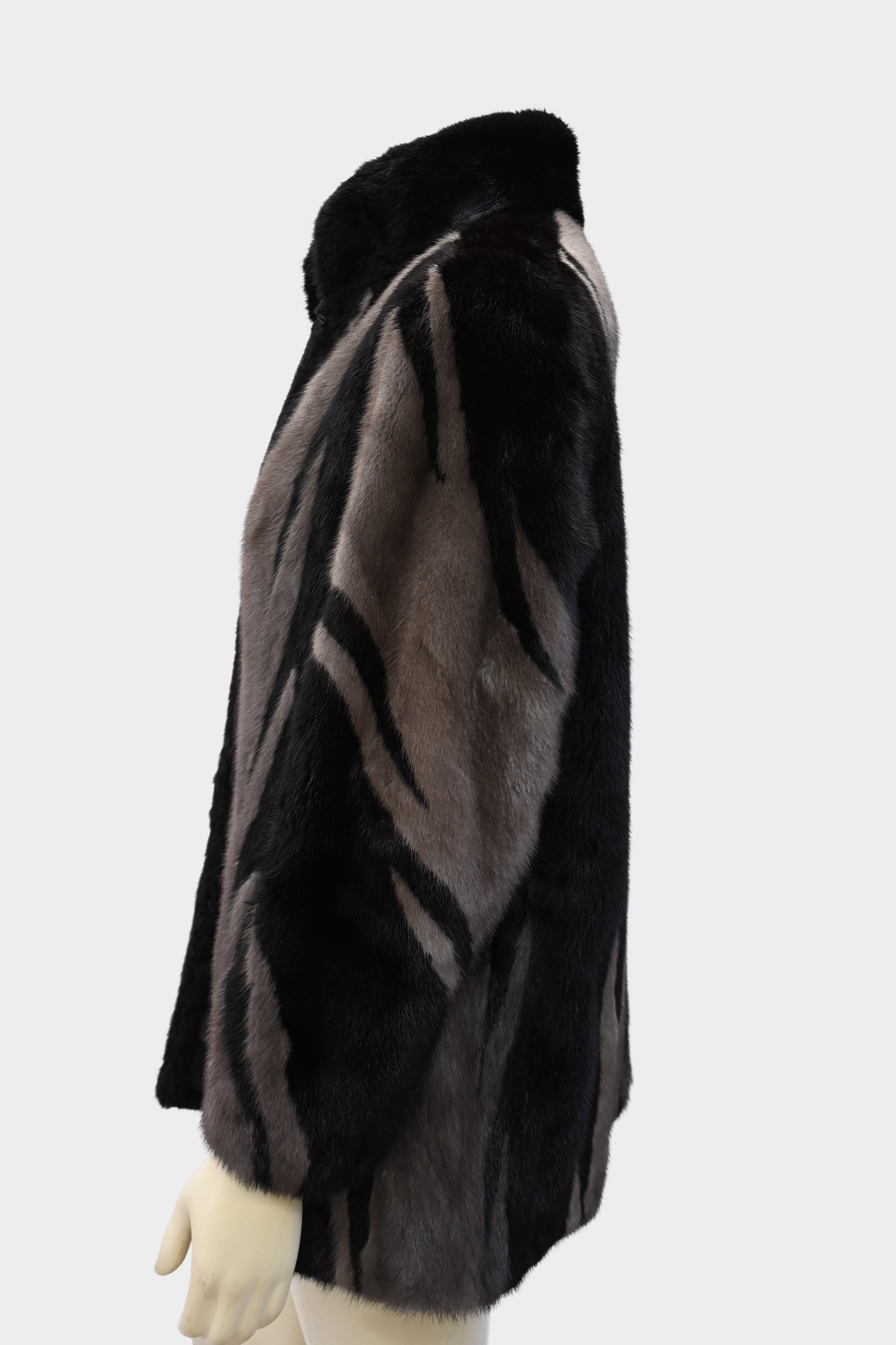 Maple Furriers Two-Tone Mink Jacket