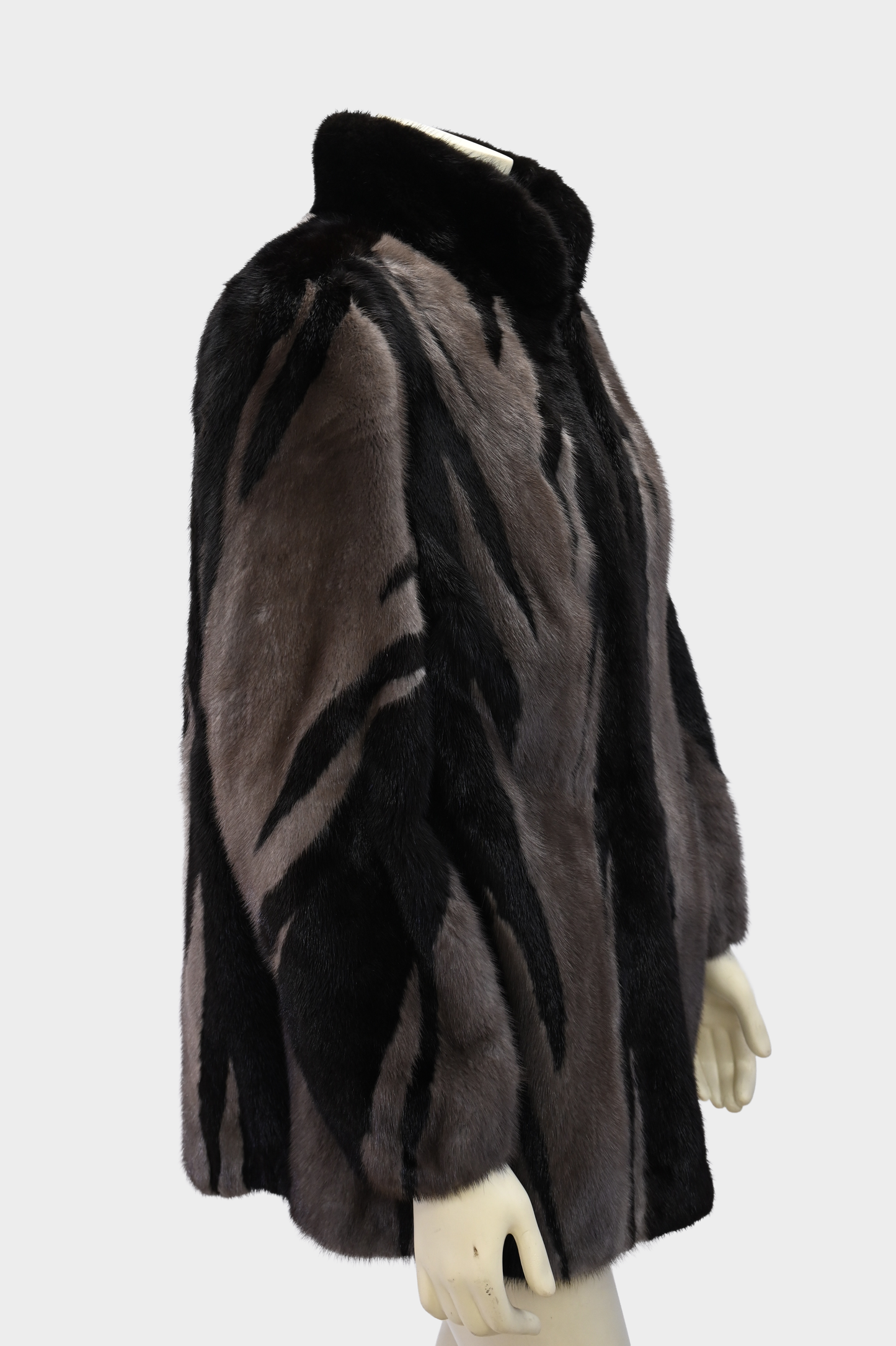 Maple Furriers Two-Tone Mink Jacket