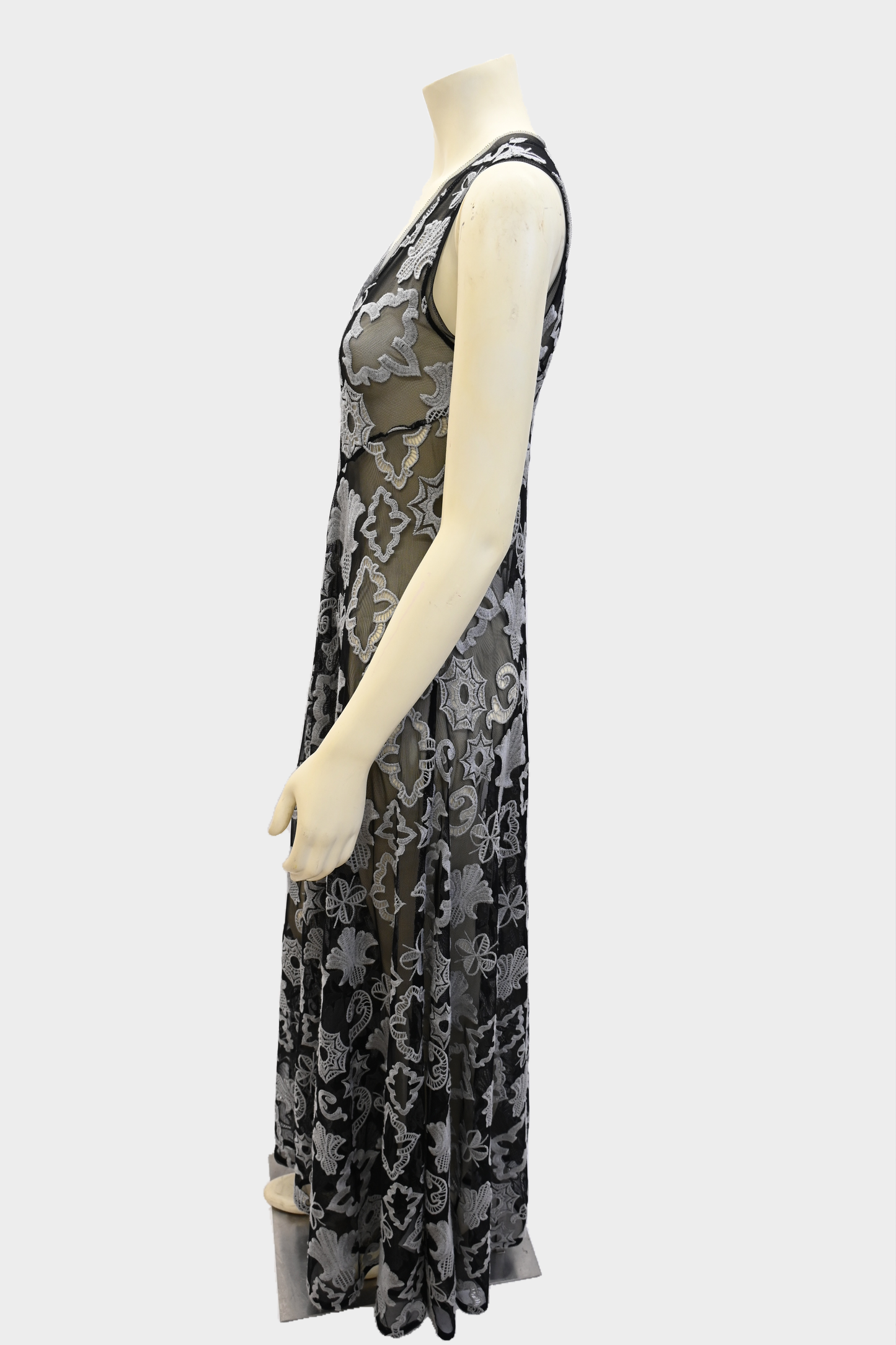 Johnny Was Mazzy Bias Slip Dress, NWT $528