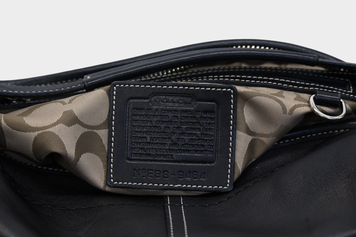 Coach Small Hobo Leather Bag