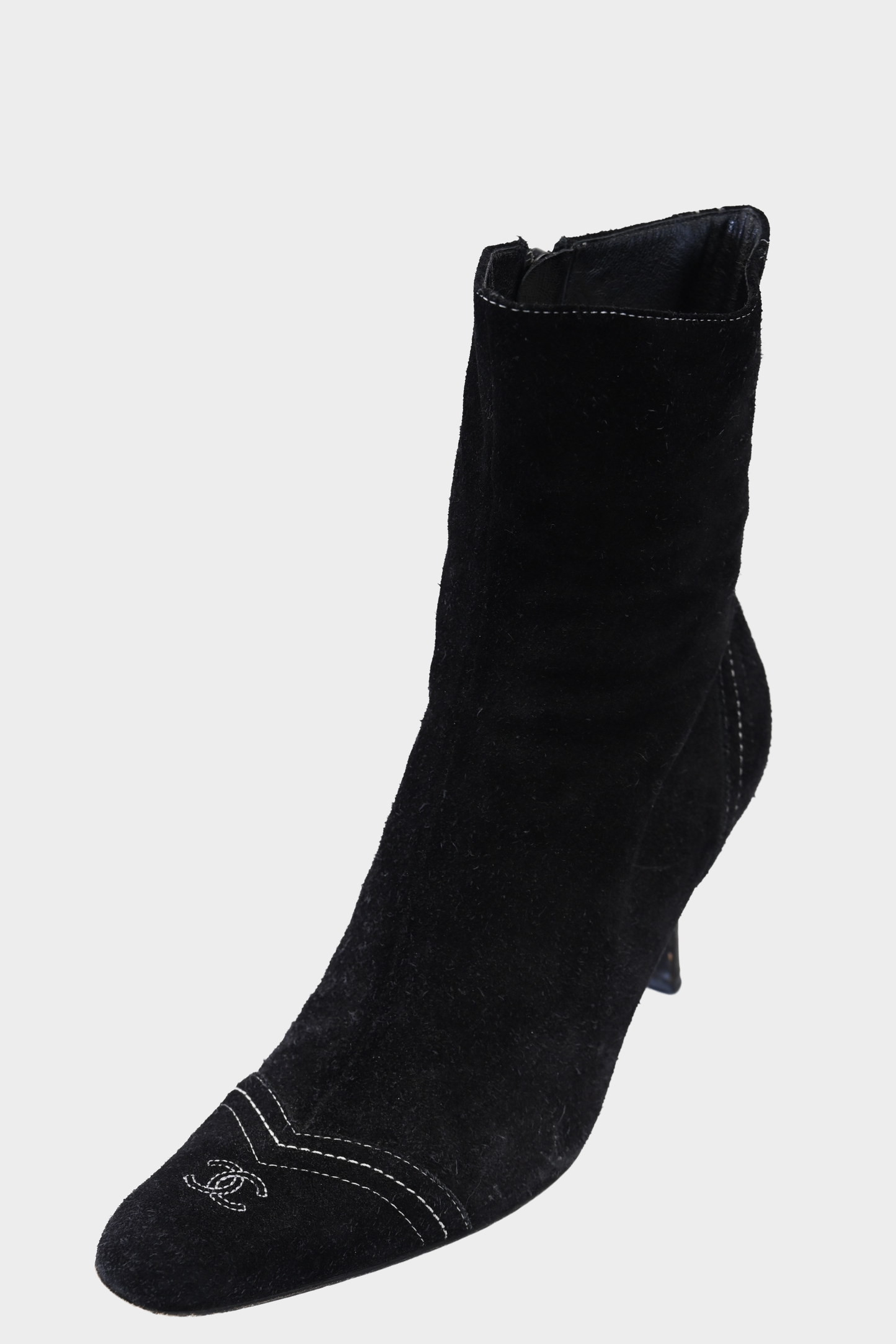 Chanel Suede Booties