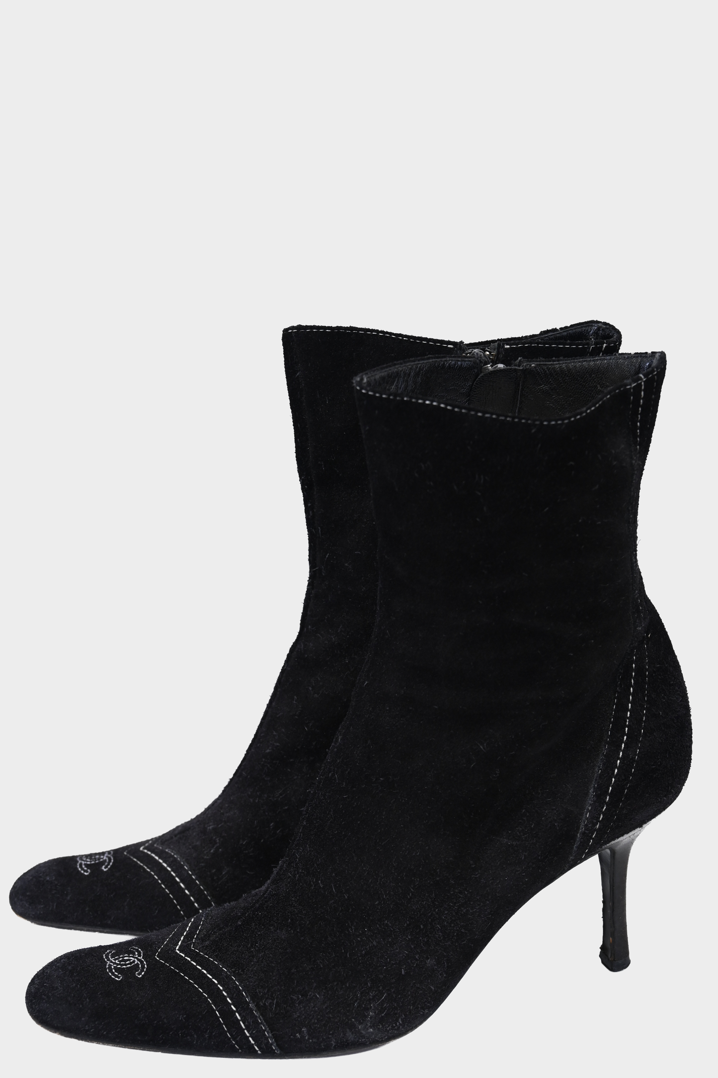 Chanel Suede Booties