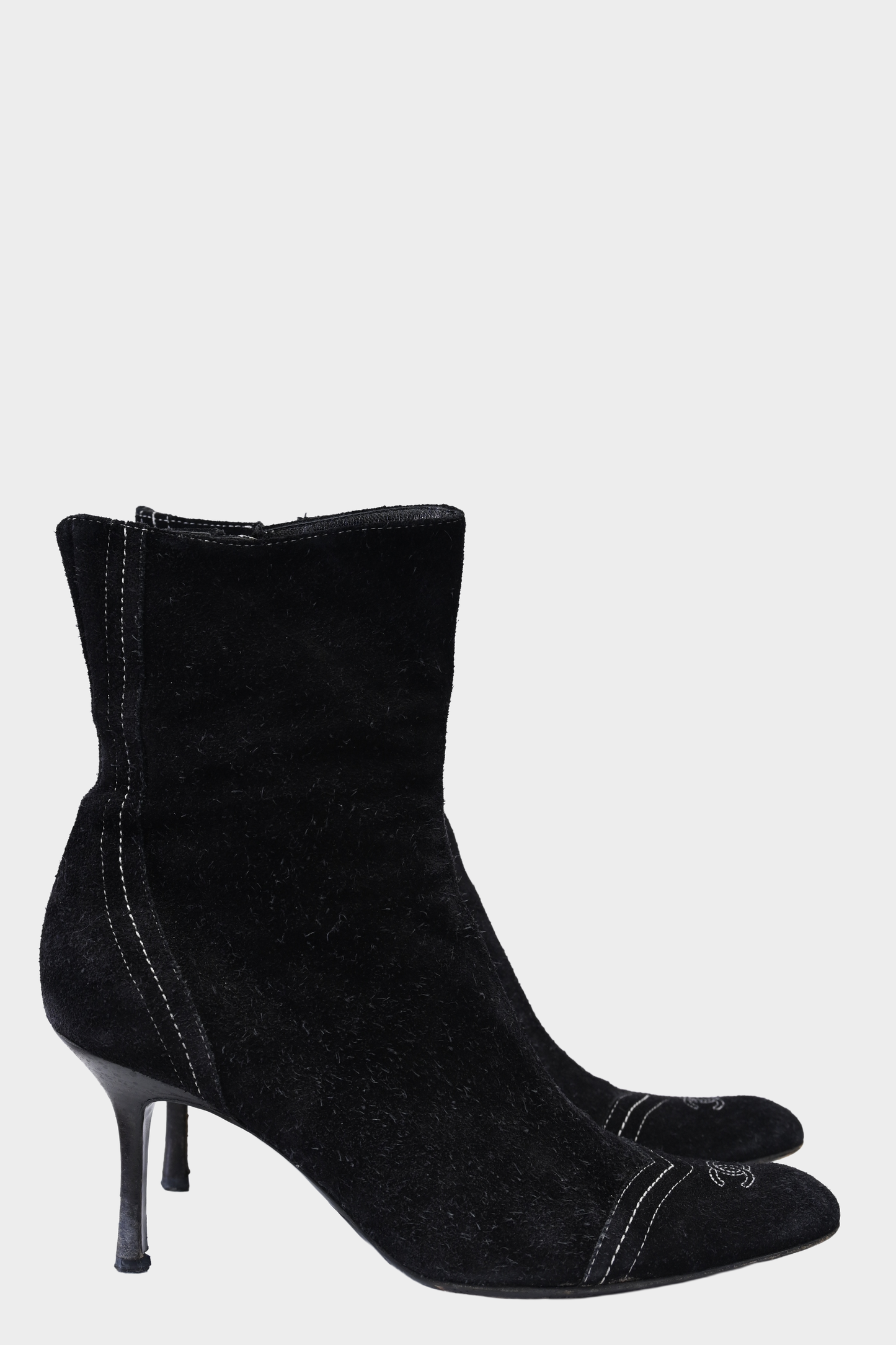 Chanel Suede Booties