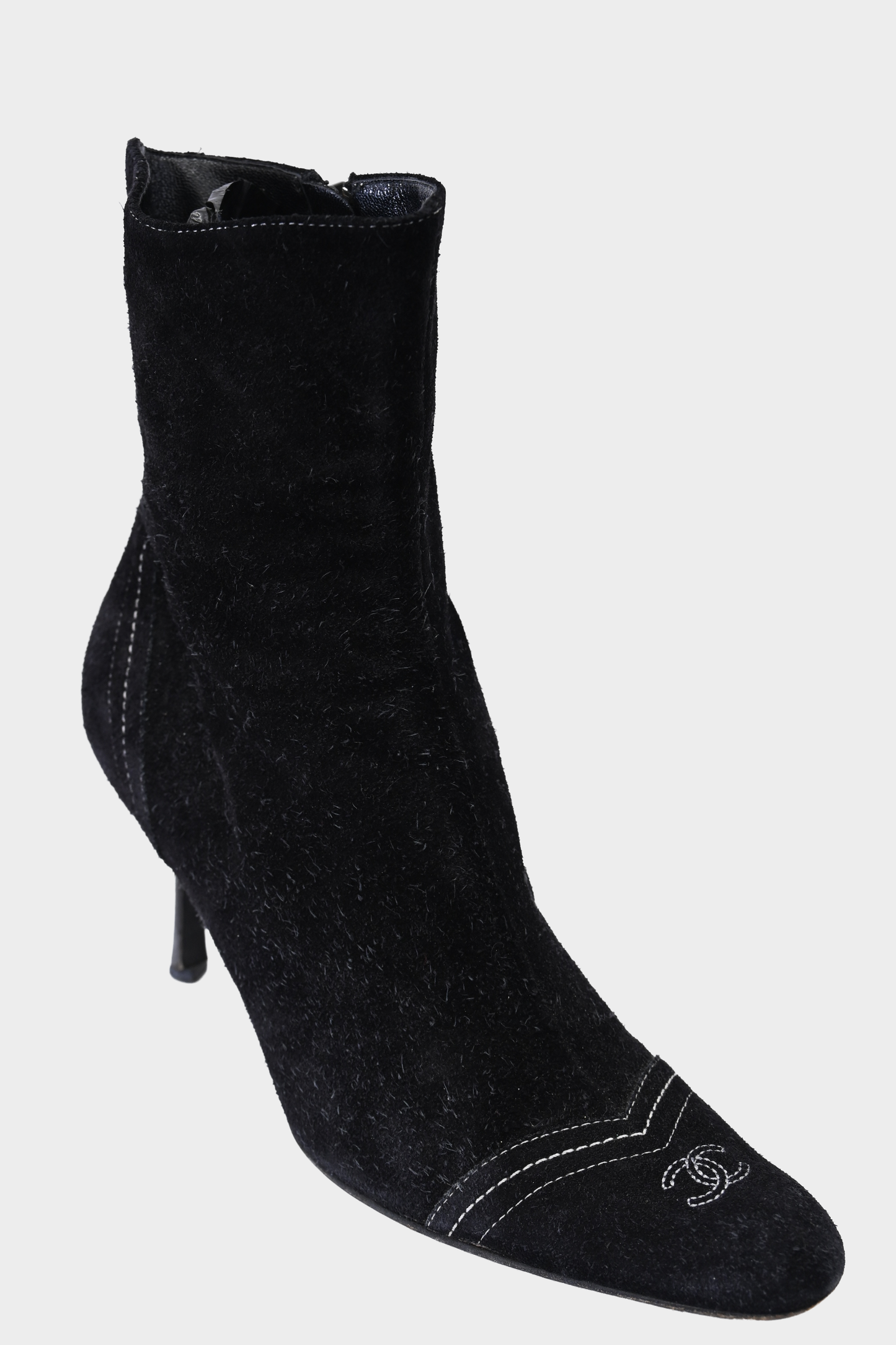 Chanel Suede Booties