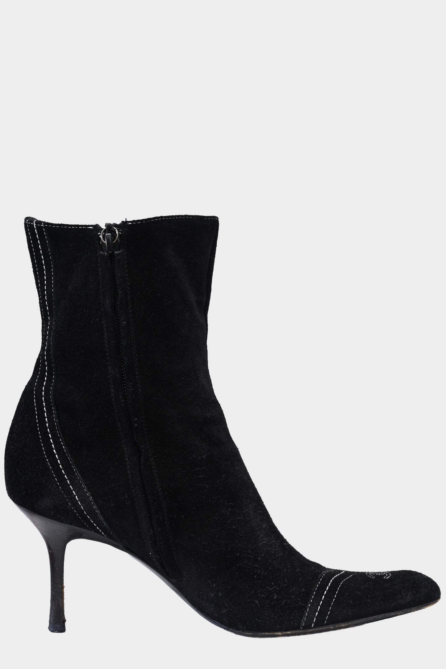 Chanel Suede Booties