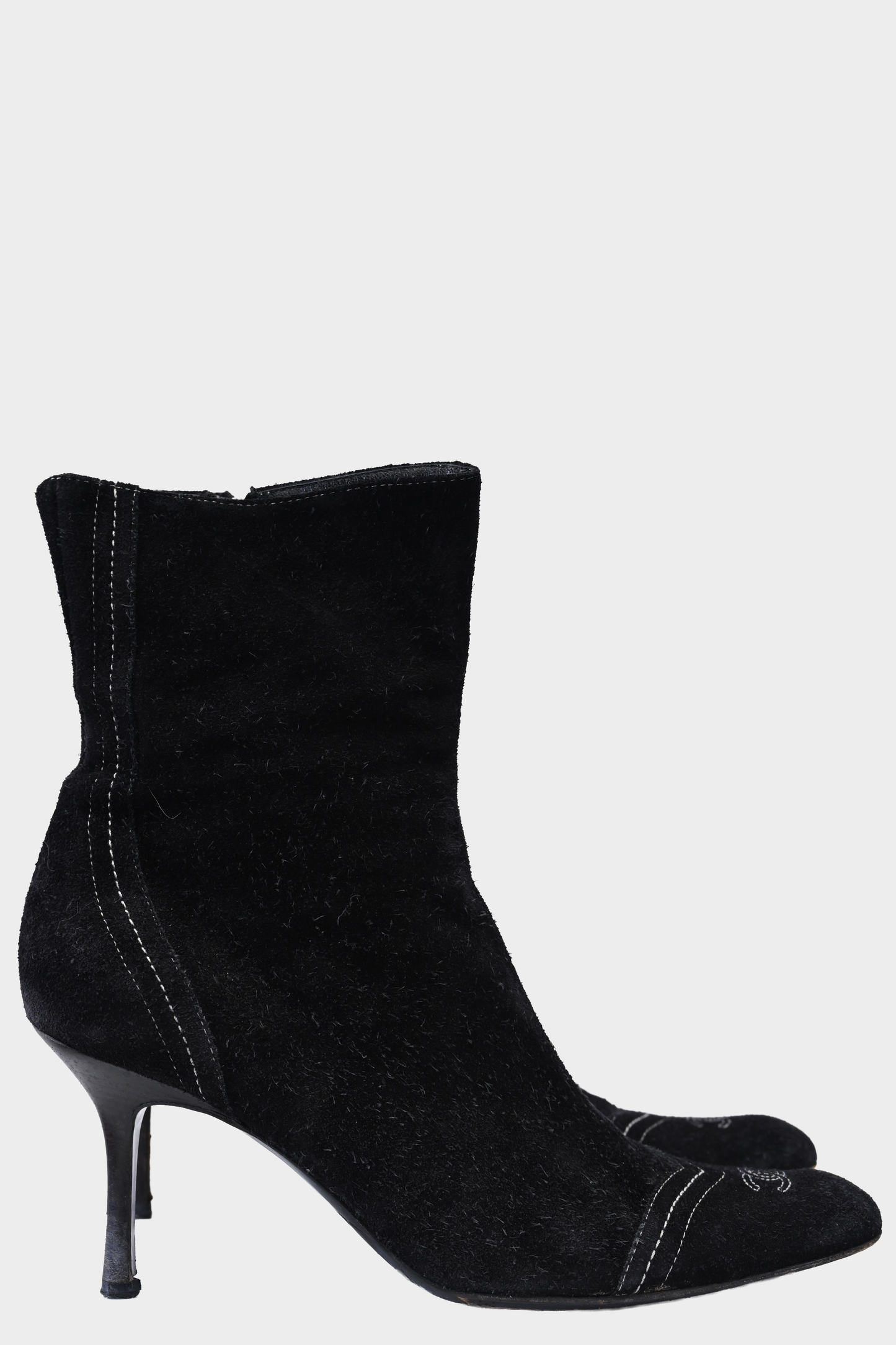Chanel Suede Booties