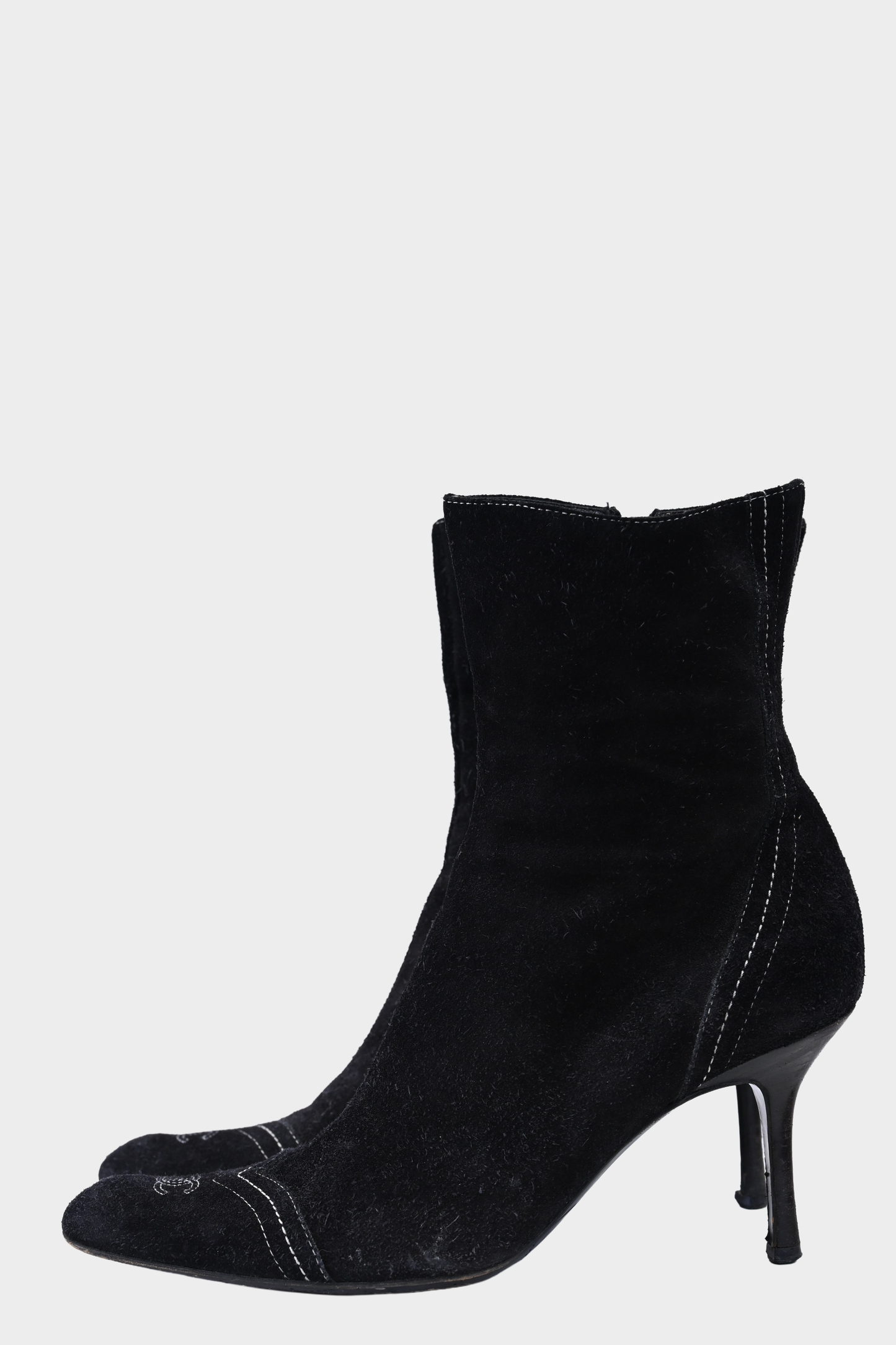 Chanel Suede Booties