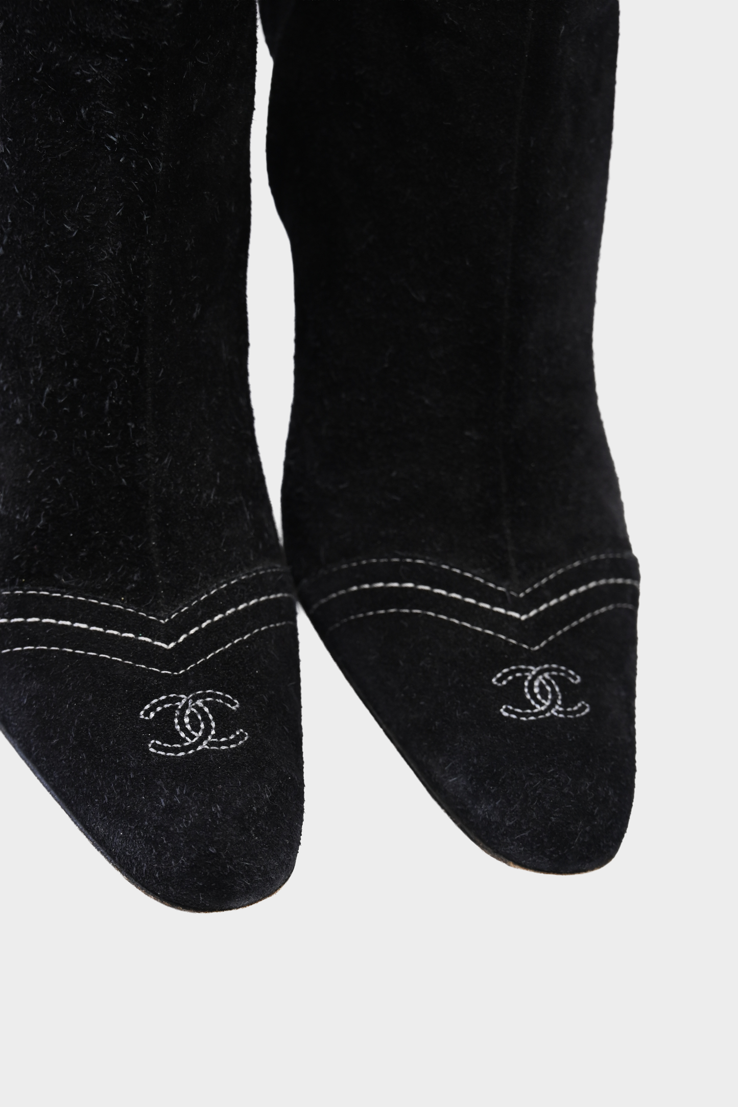 Chanel Suede Booties