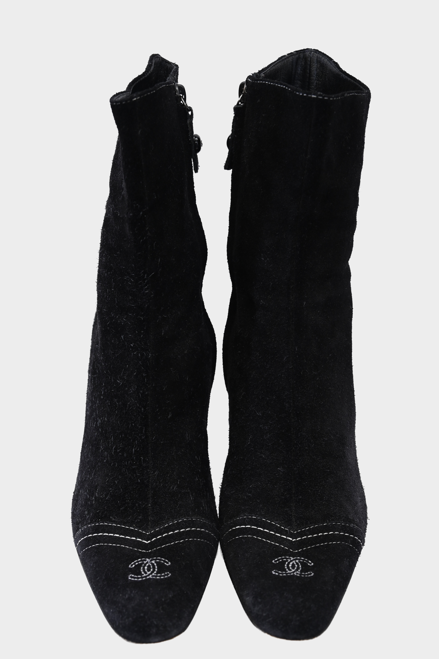 Chanel Suede Booties