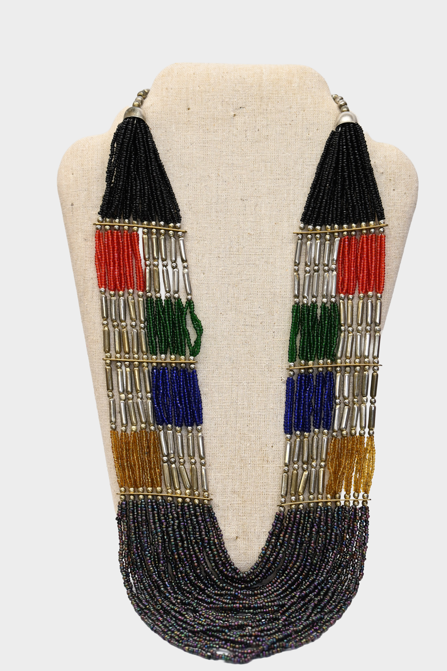 Vintage Multi-Strand Beaded Necklace