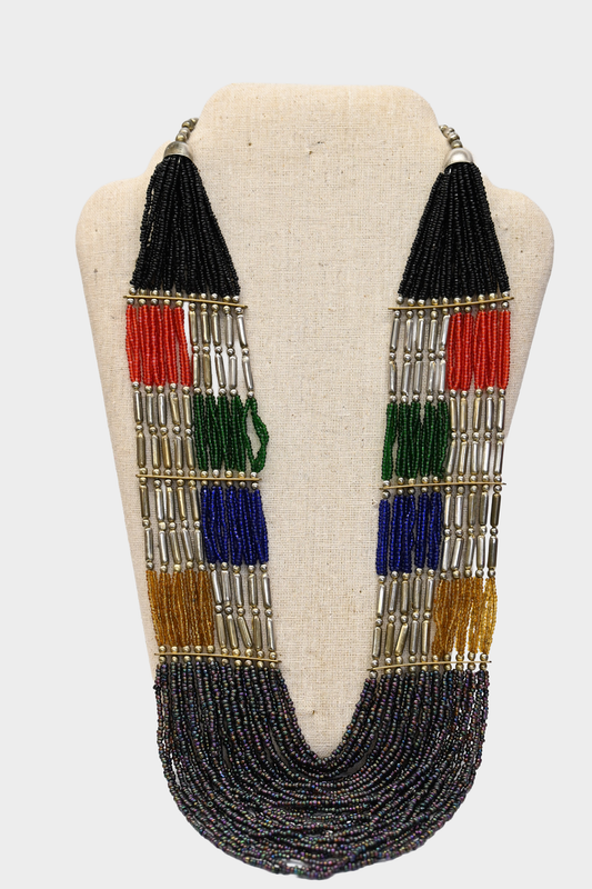 Vintage Multi-Strand Beaded Necklace