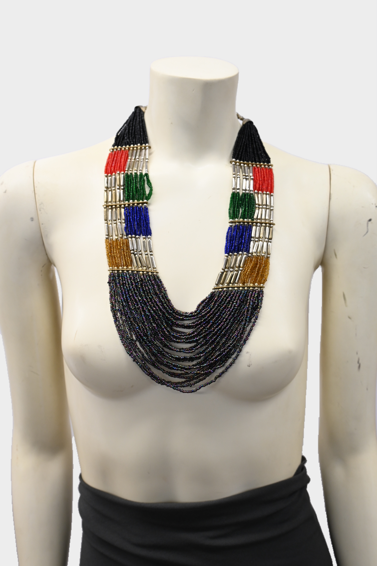 Vintage Multi-Strand Beaded Necklace