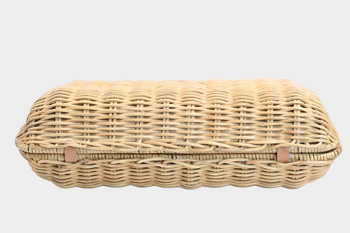 KAYU Kaine Handwoven Wicker Crossbody Clutch NWT