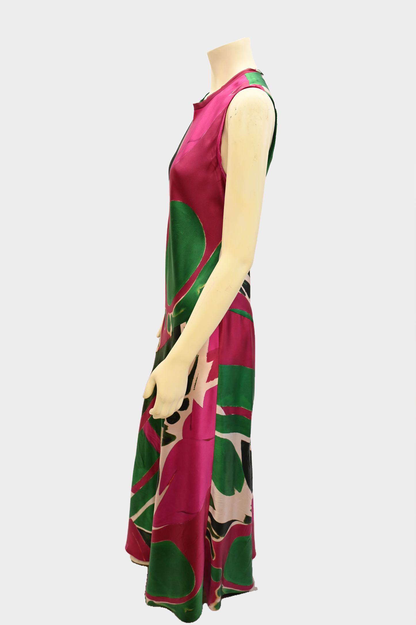 Ulla Johnson Gaea Palingenesis Runway Opening Look Silk Dress