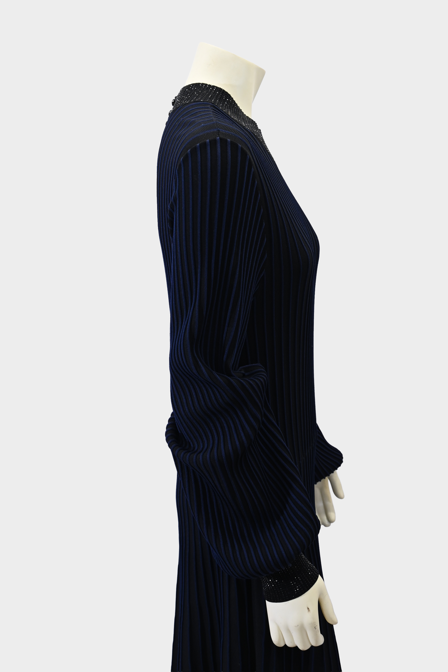 Giorgio Armani Navy Striped Dress