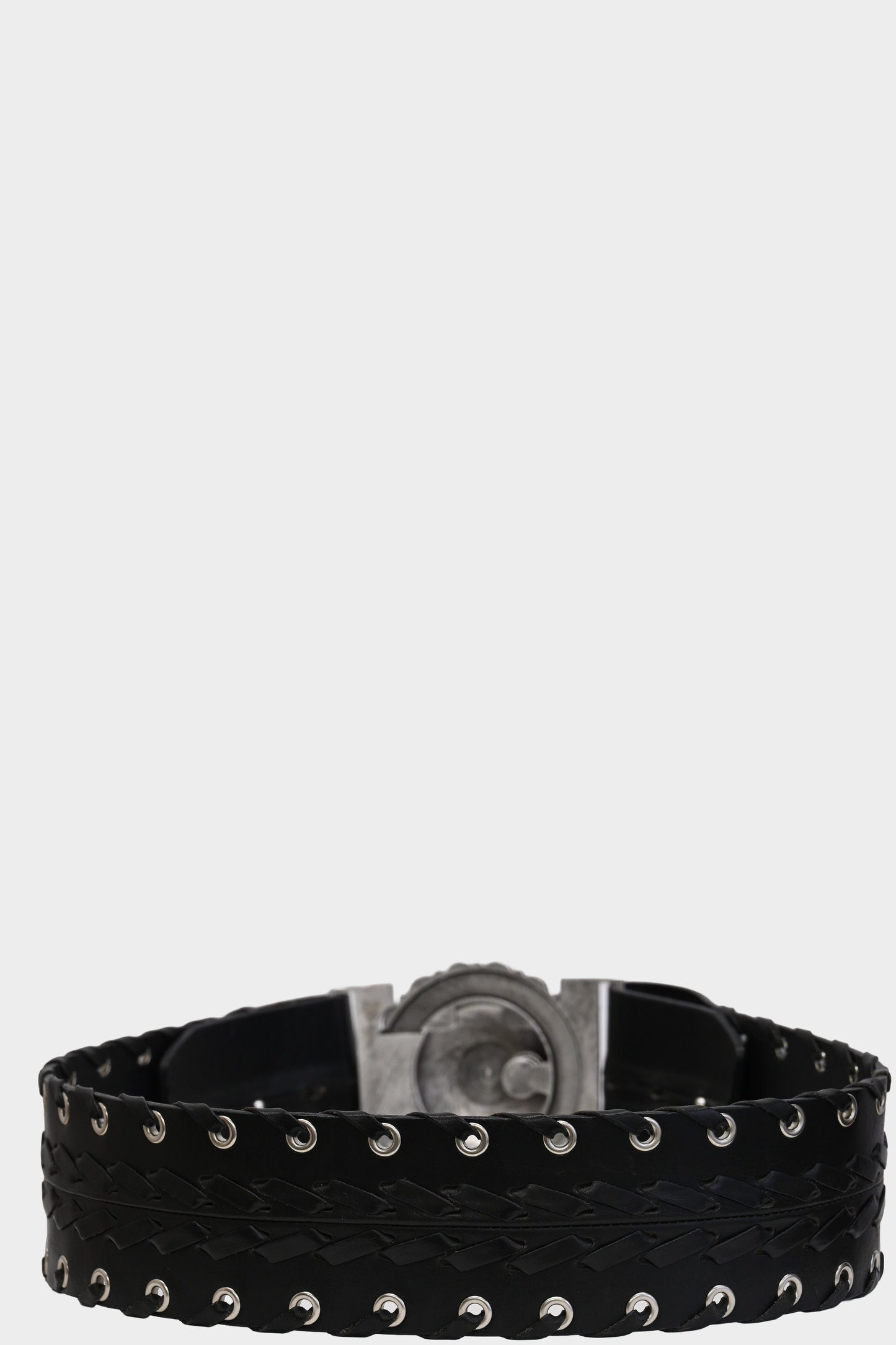 St John Leather Concho Belt