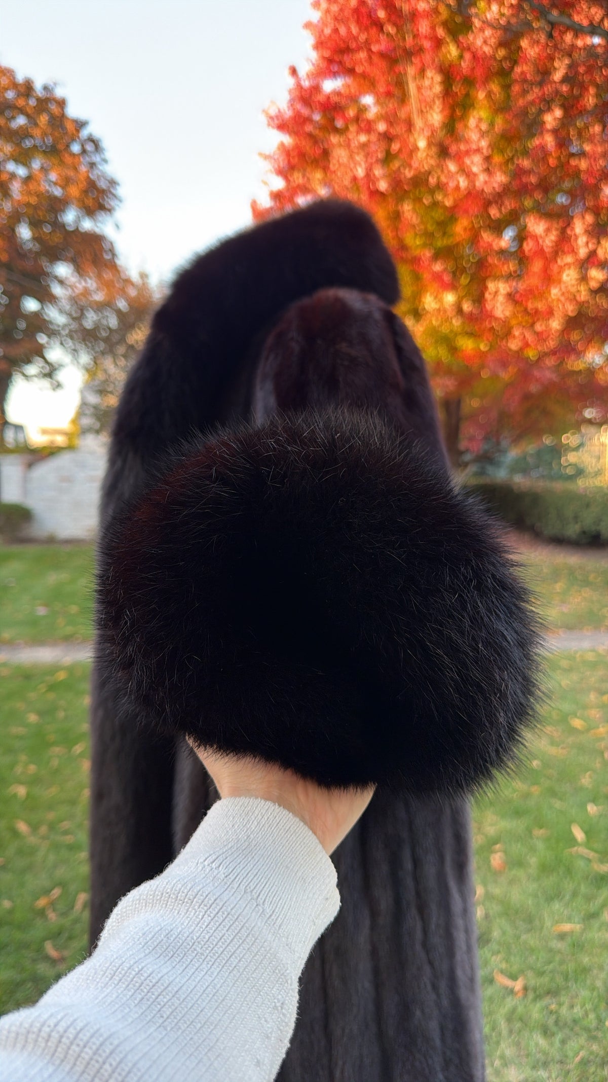 Mink & Fox Fur Reversible Fur Coat