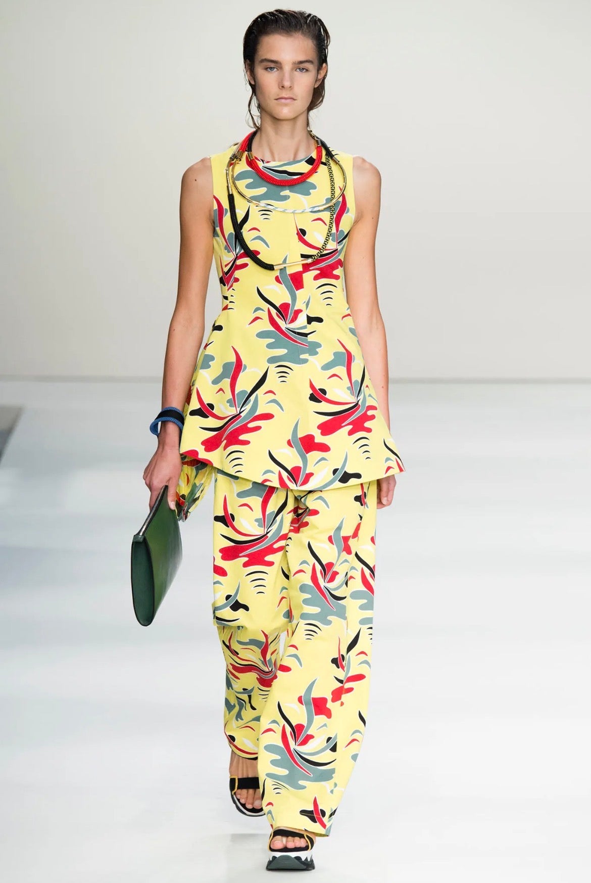 Marni Spring 2015 Runway Peplum Top