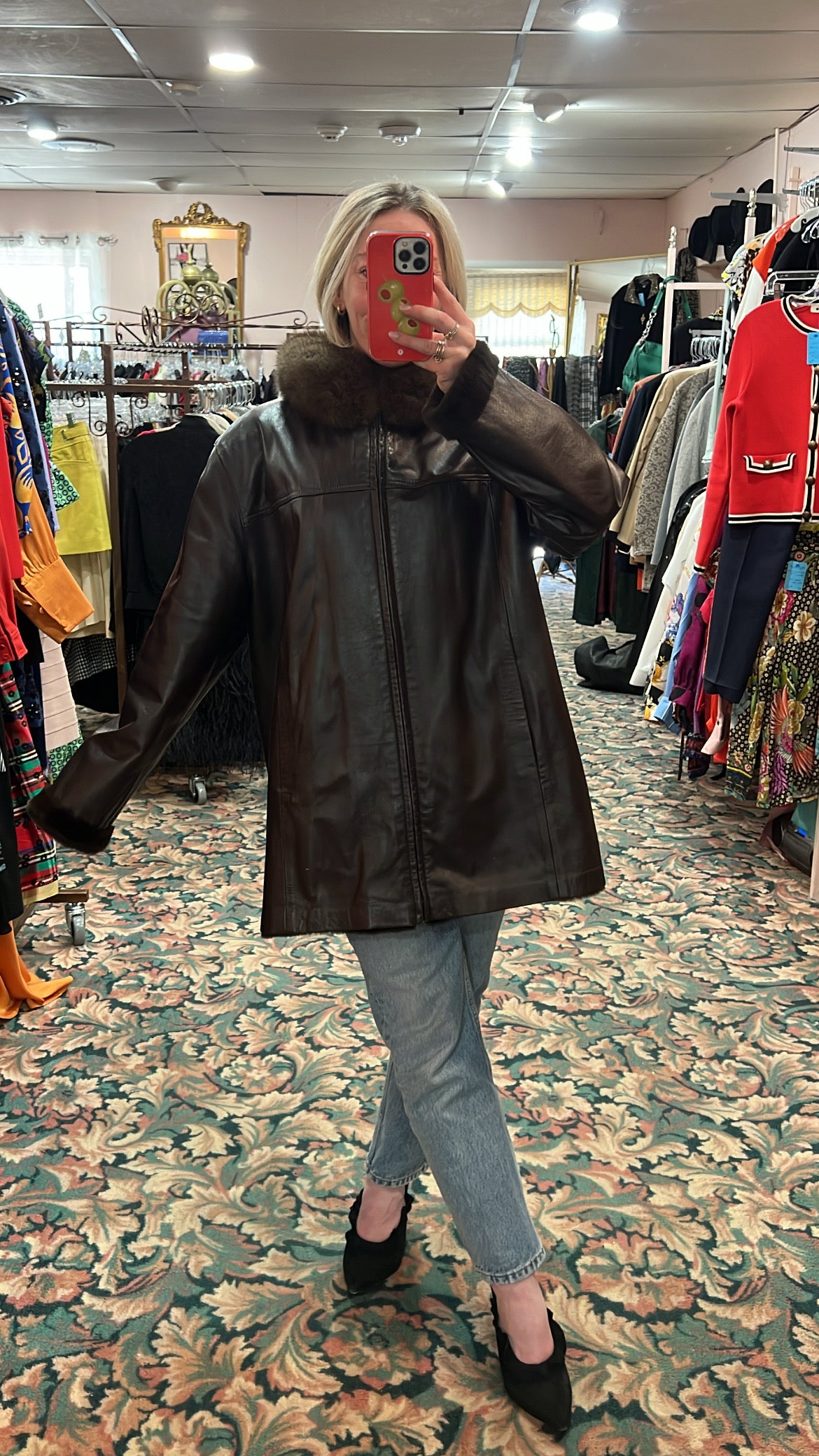 Mink & Leather Jacket