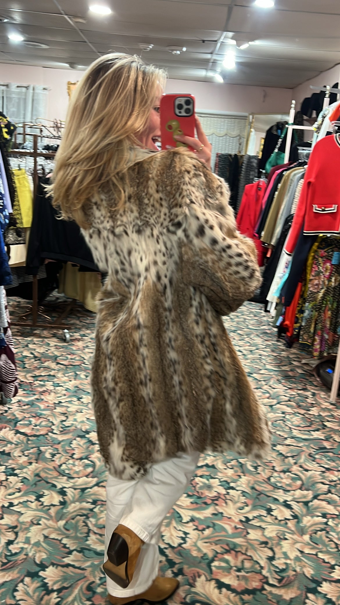 Lynx Fur Stroller Coat