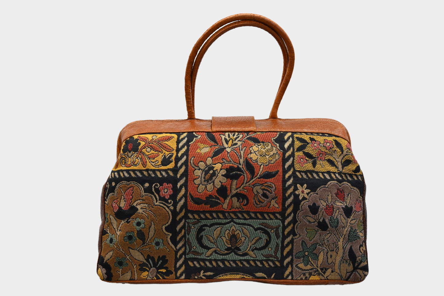 Isabella Fiore Beaded Patchwork Handbag NWT