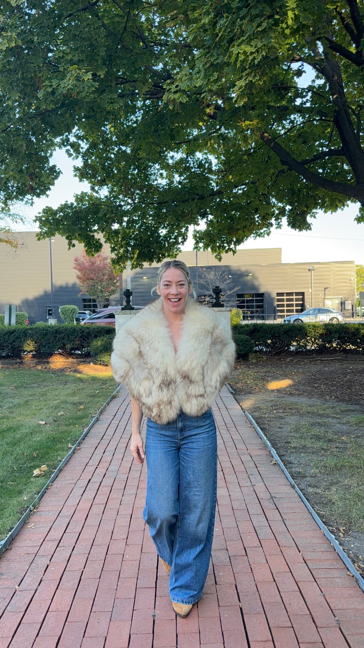 H. Himmel & Sons Saga Norwegian Blue Fox Fur Stole