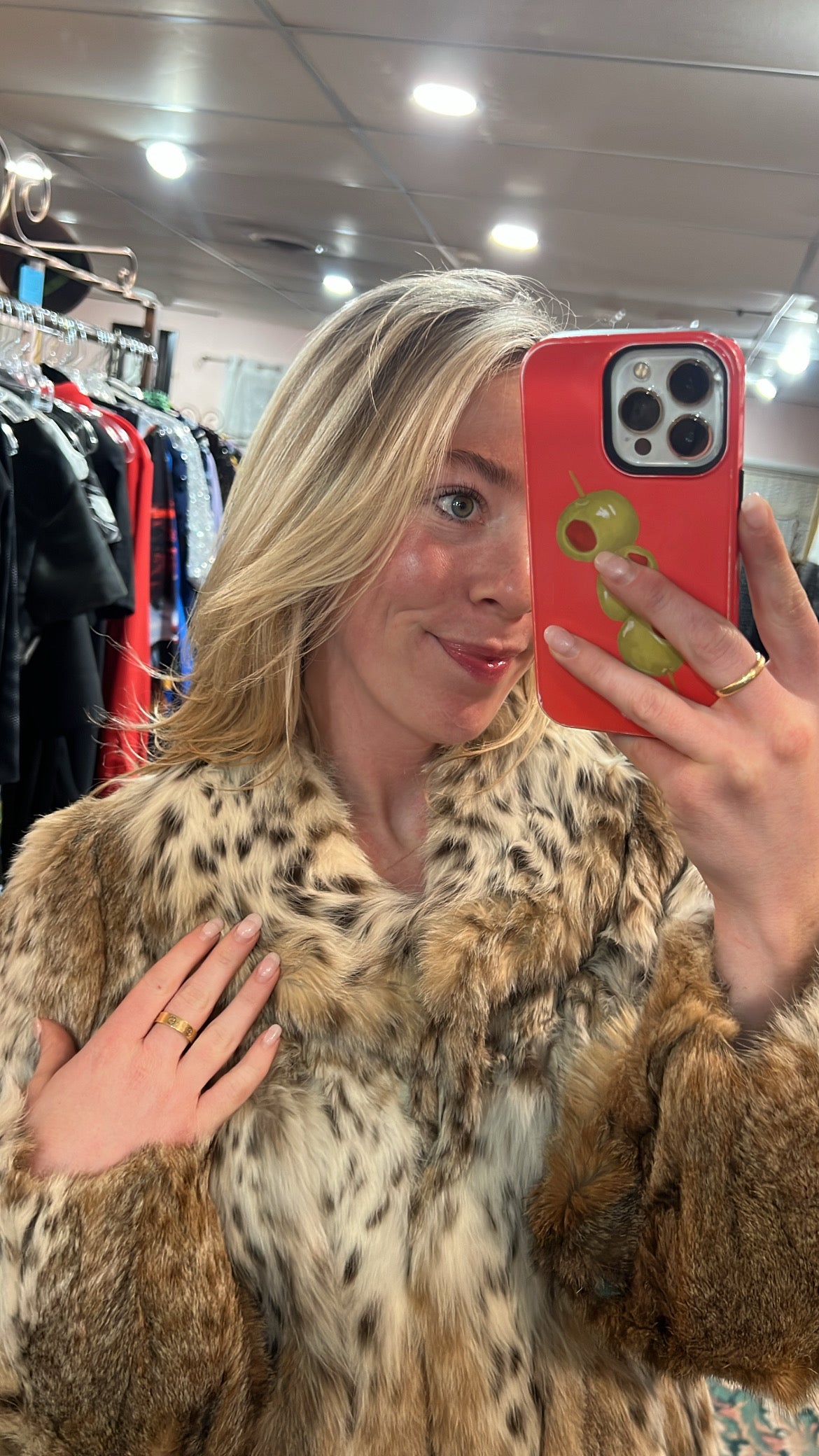 Lynx Fur Stroller Coat