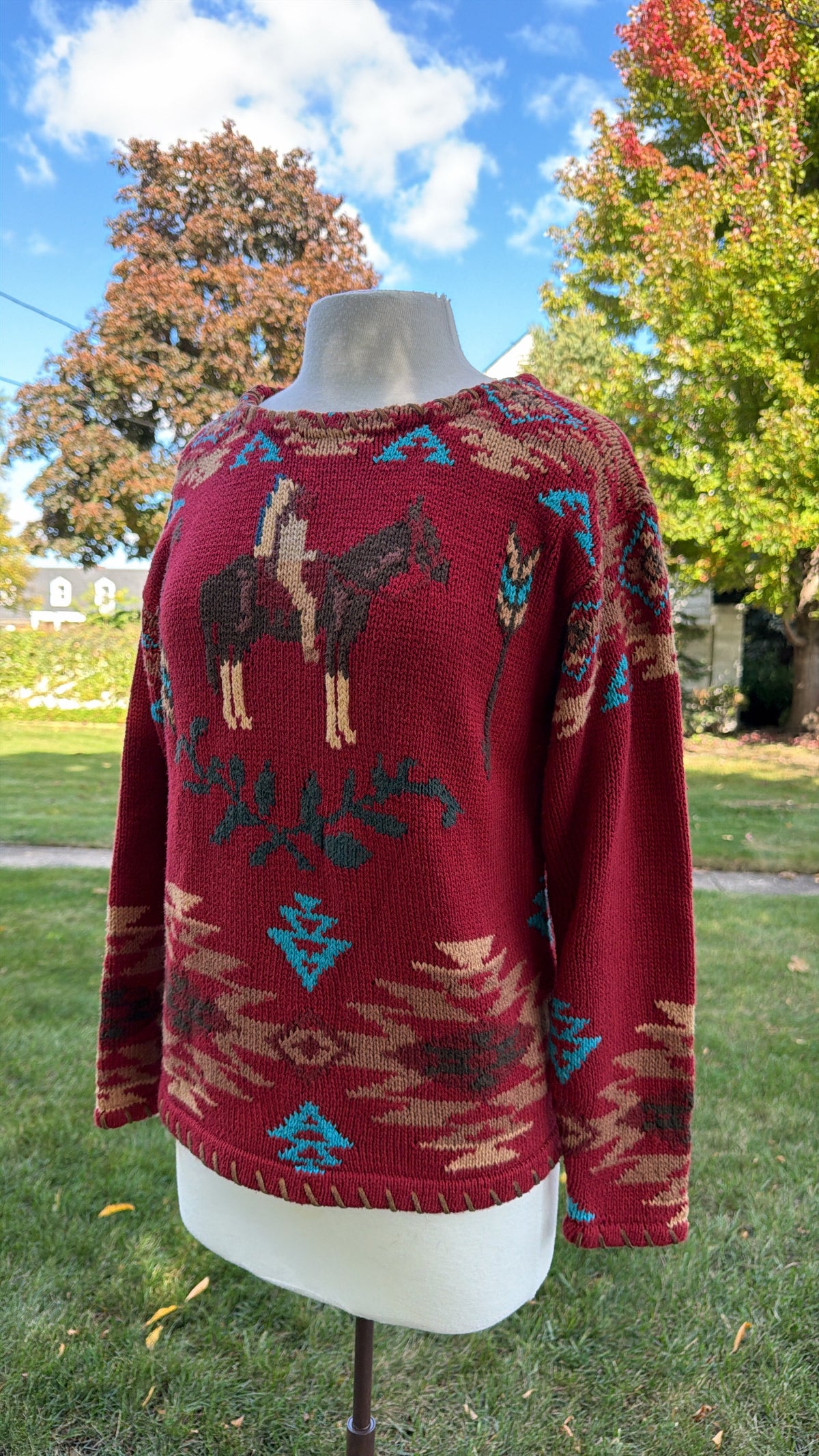 Ralph Lauren Country Western Sweater Rare