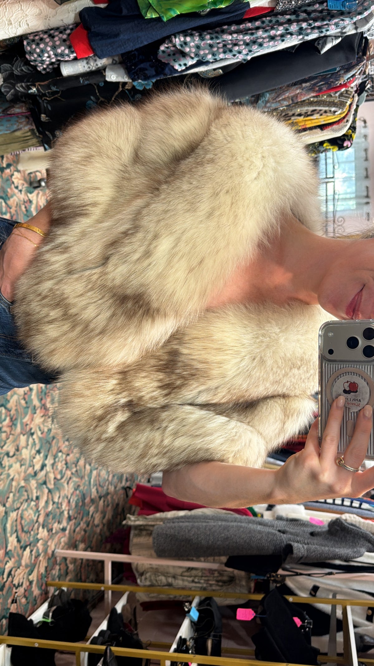 H. Himmel & Sons Saga Norwegian Blue Fox Fur Stole