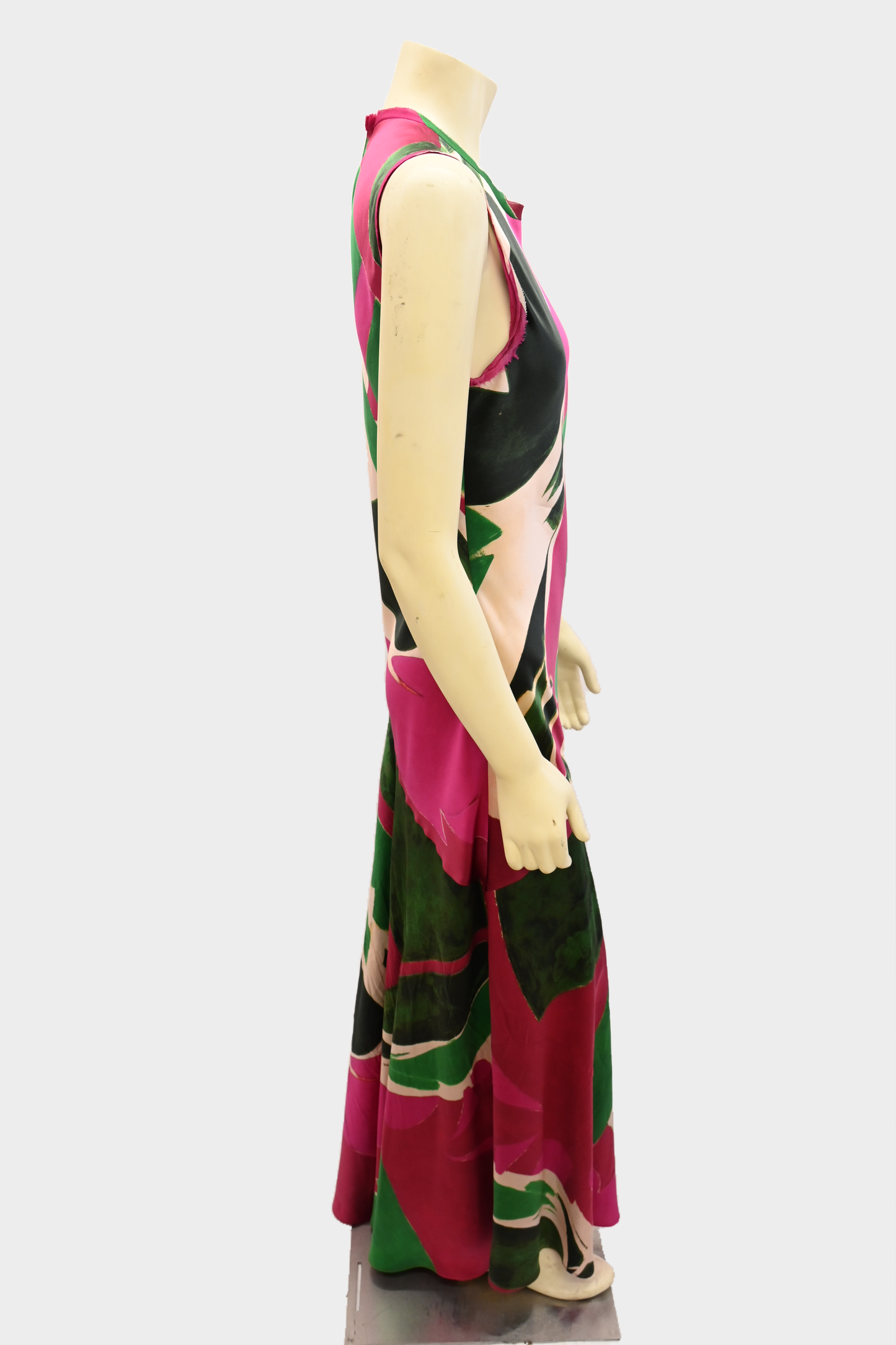 Ulla Johnson Gaea Palingenesis Runway Opening Look Silk Dress