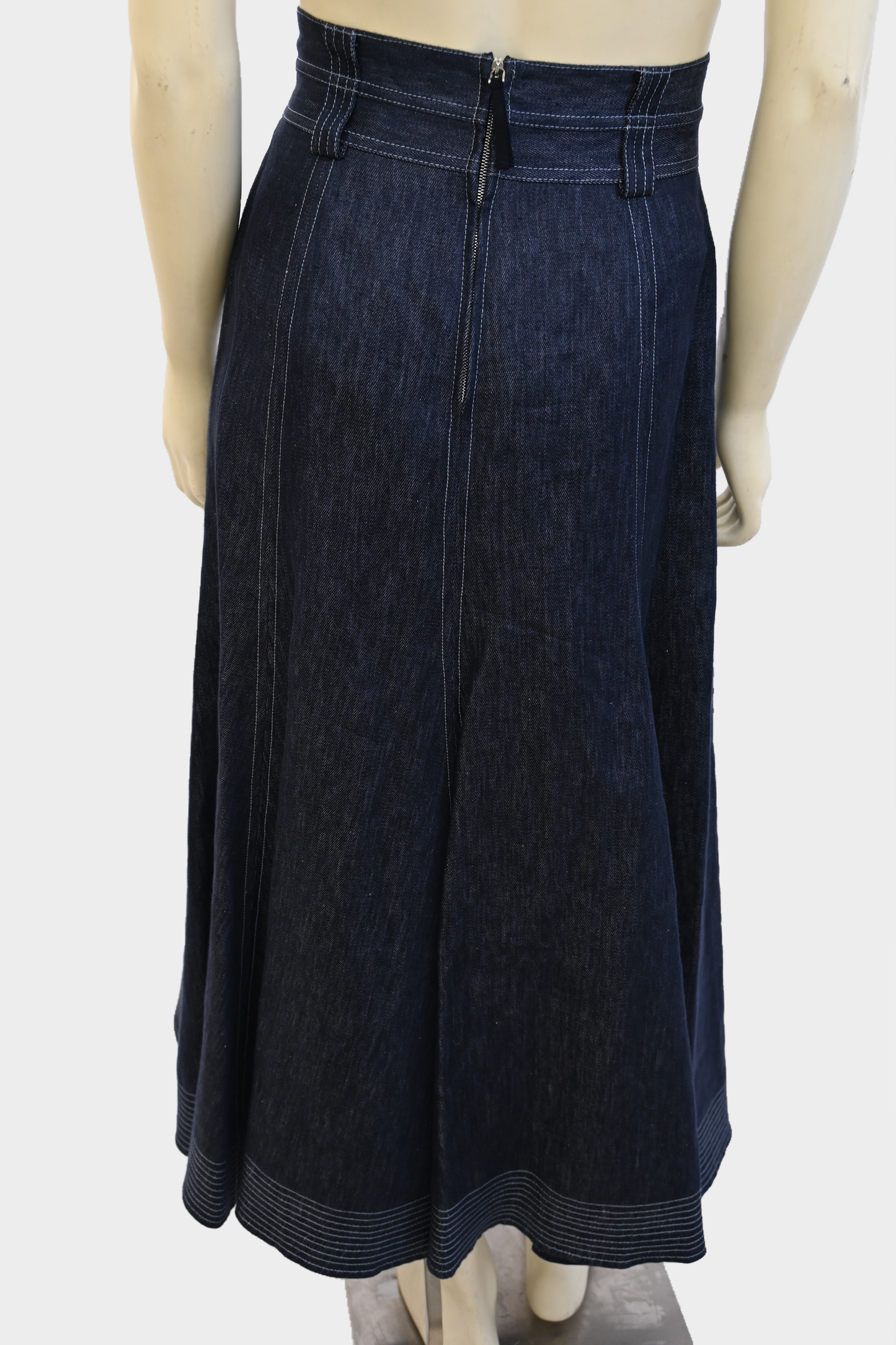 Gabriela Hearst Linen Midi Skirt
