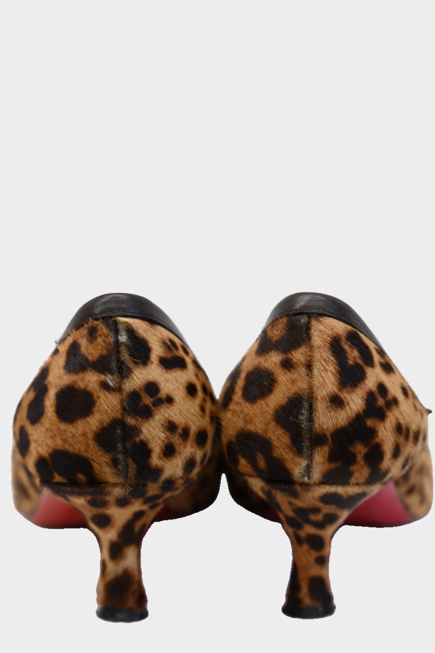 Christian Louboutin Leopard Pony Hair Heels