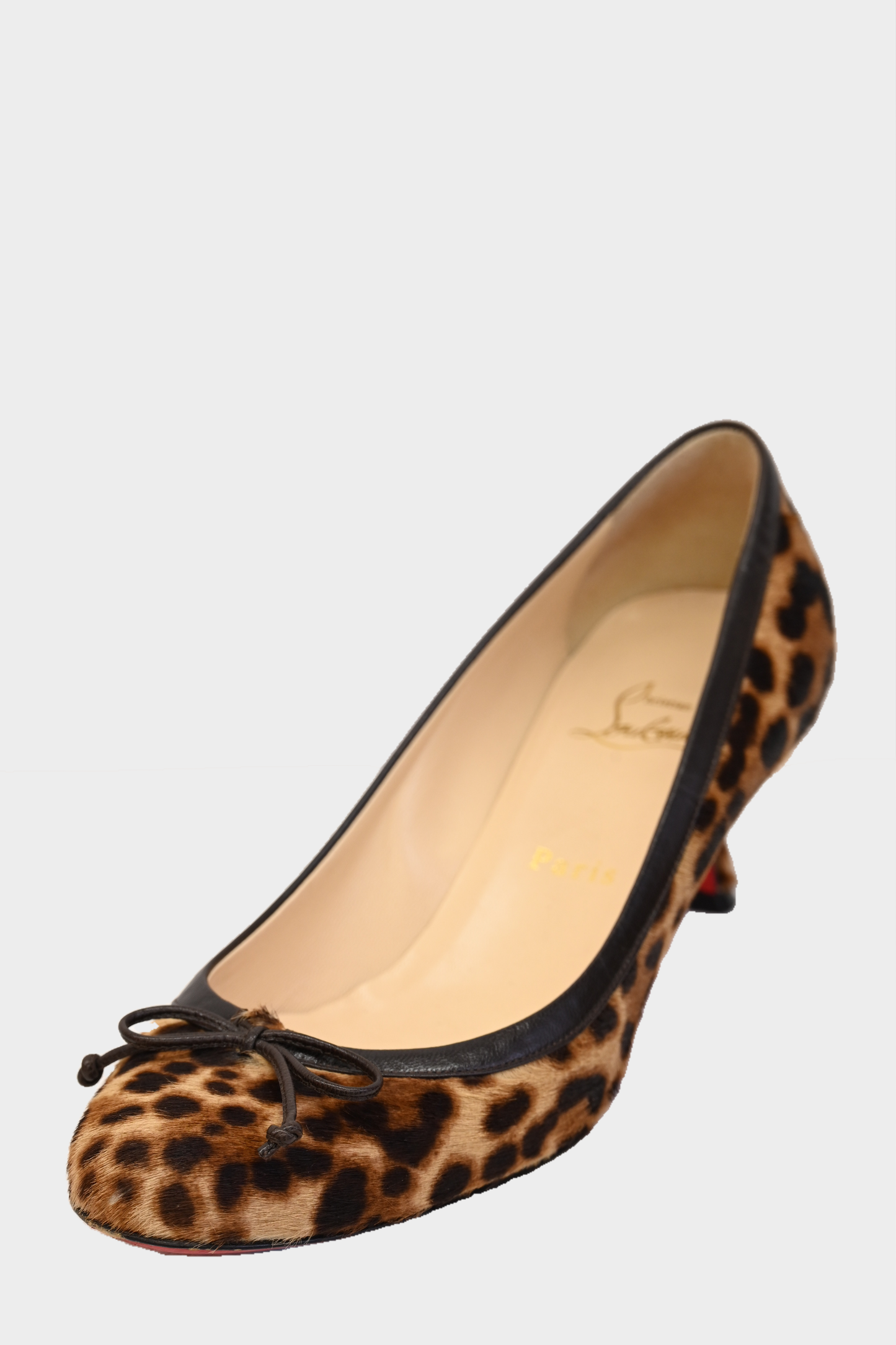 Christian Louboutin Leopard Pony Hair Heels