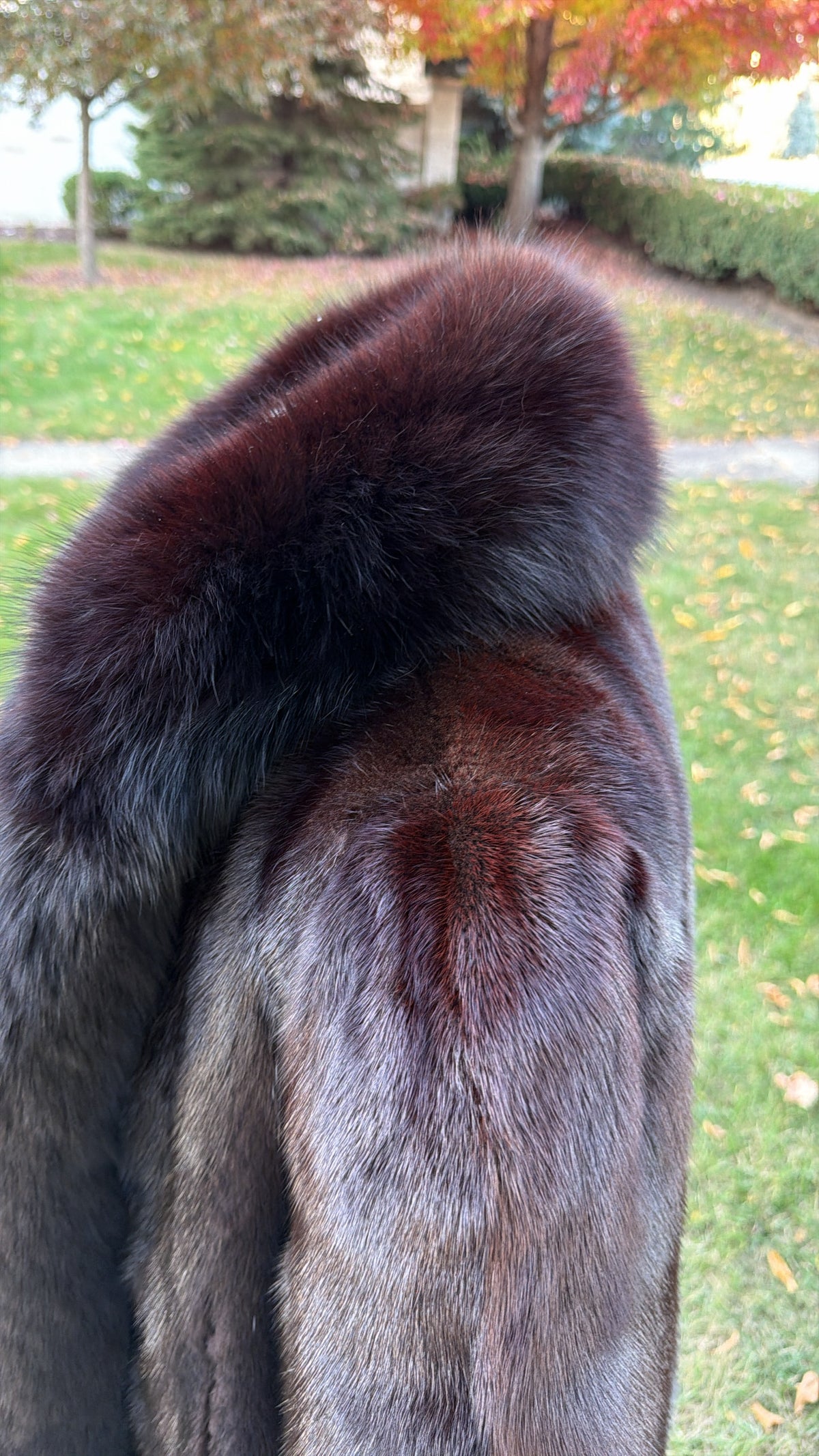 Mink & Fox Fur Reversible Fur Coat