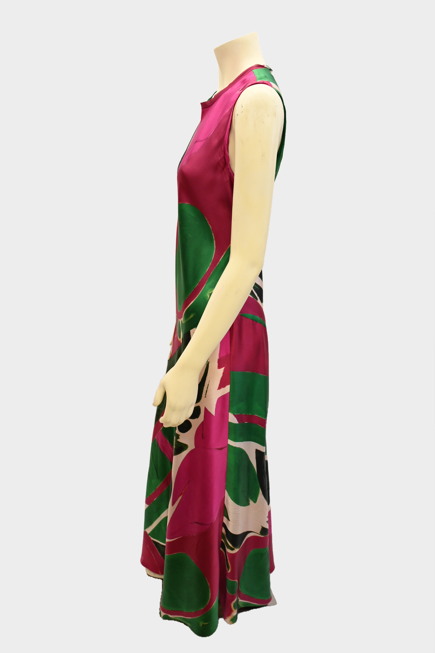 Ulla Johnson Gaea Palingenesis Runway Opening Look Silk Dress