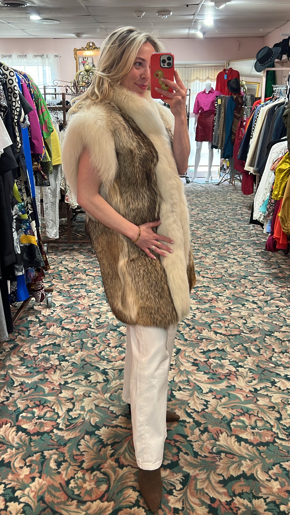 Coyote and Fox Fur Vest