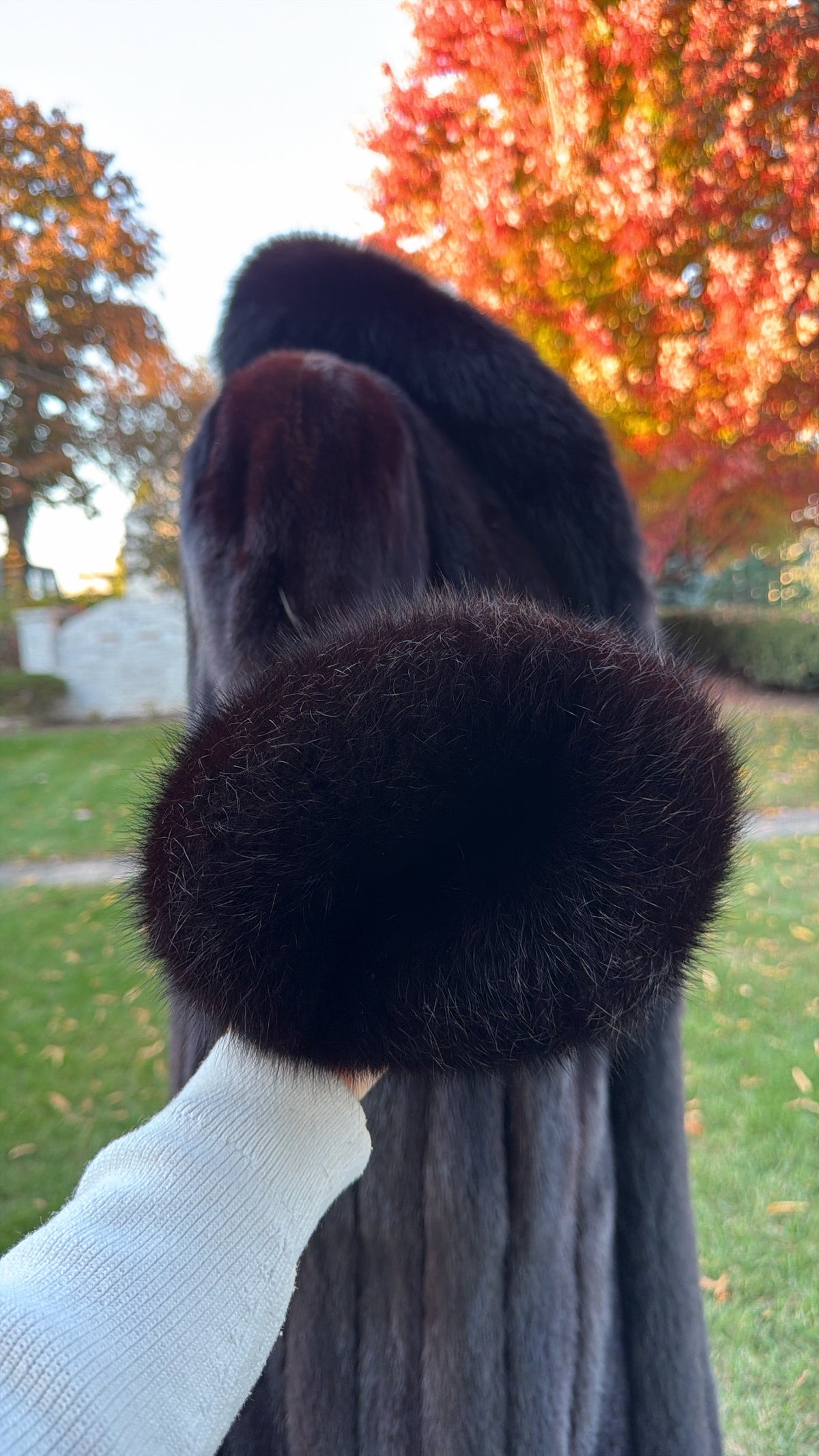 Mink & Fox Fur Reversible Fur Coat