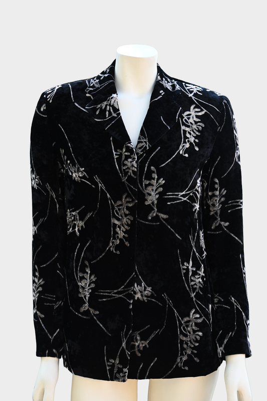 Giorgio Armani Velvet Jacquard Jacket