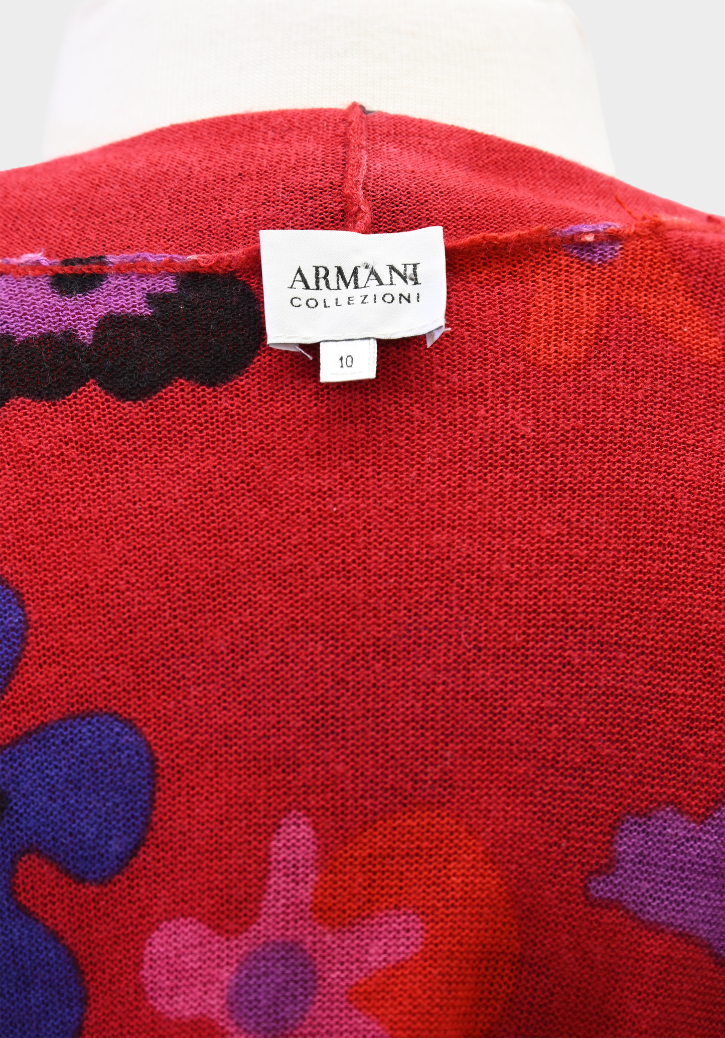 Armani Floral Cashmere Sweater