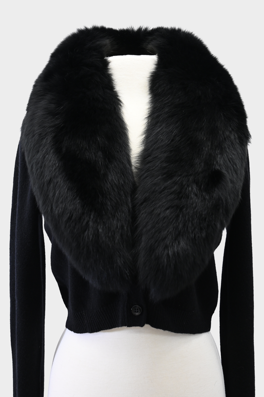 Alice & Olivia Fox Fur Sweater
