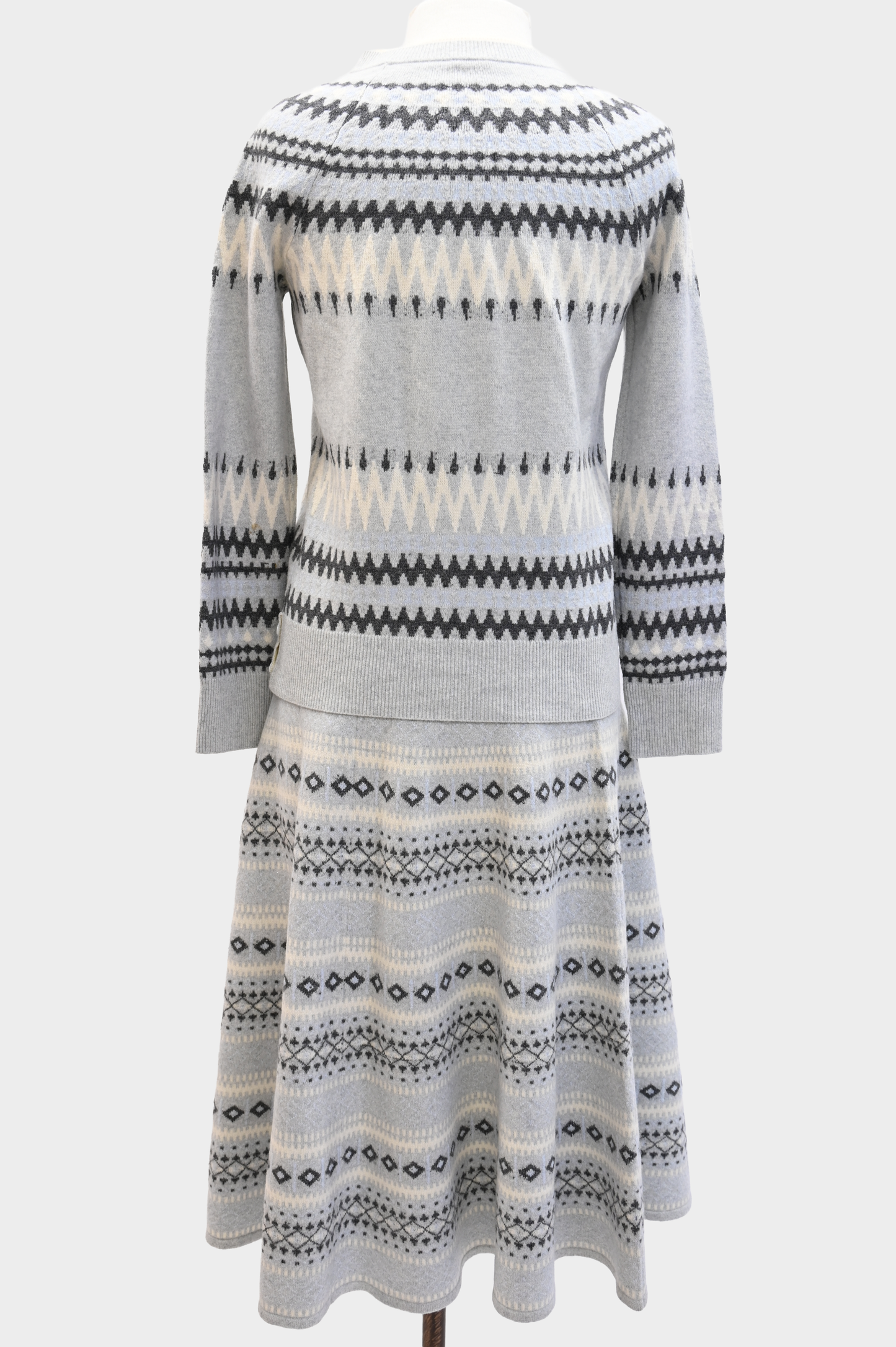 Adam Lippes Fair Isle Knit Sweater Set