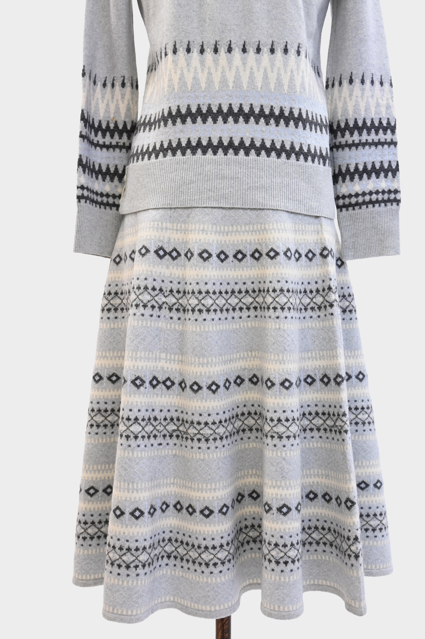 Adam Lippes Fair Isle Knit Sweater Set