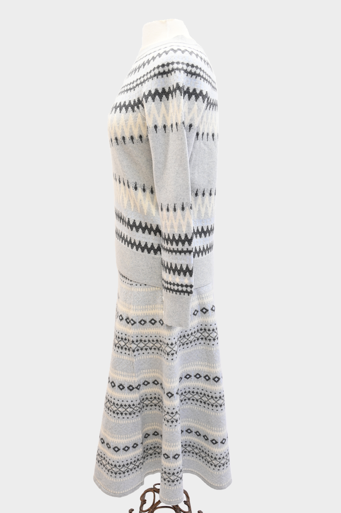 Adam Lippes Fair Isle Knit Sweater Set