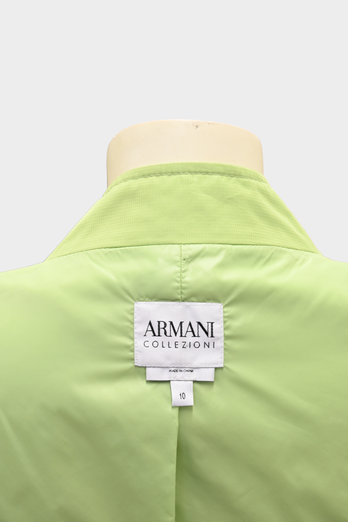 Armani Collezioni Chartreuse Lightweight Jacket