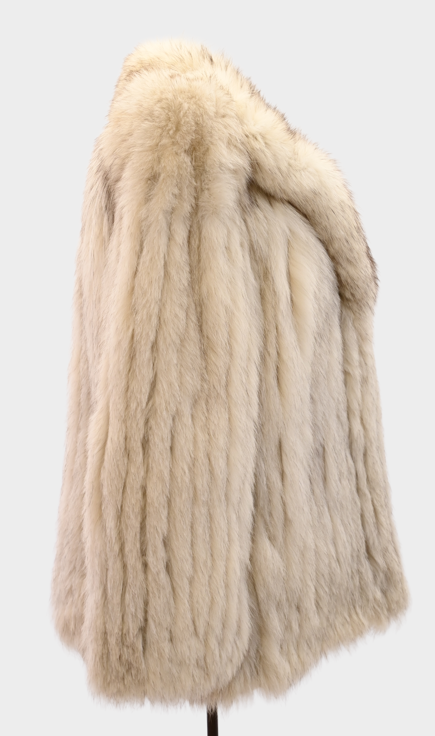 Blue Fox Fur Jacket