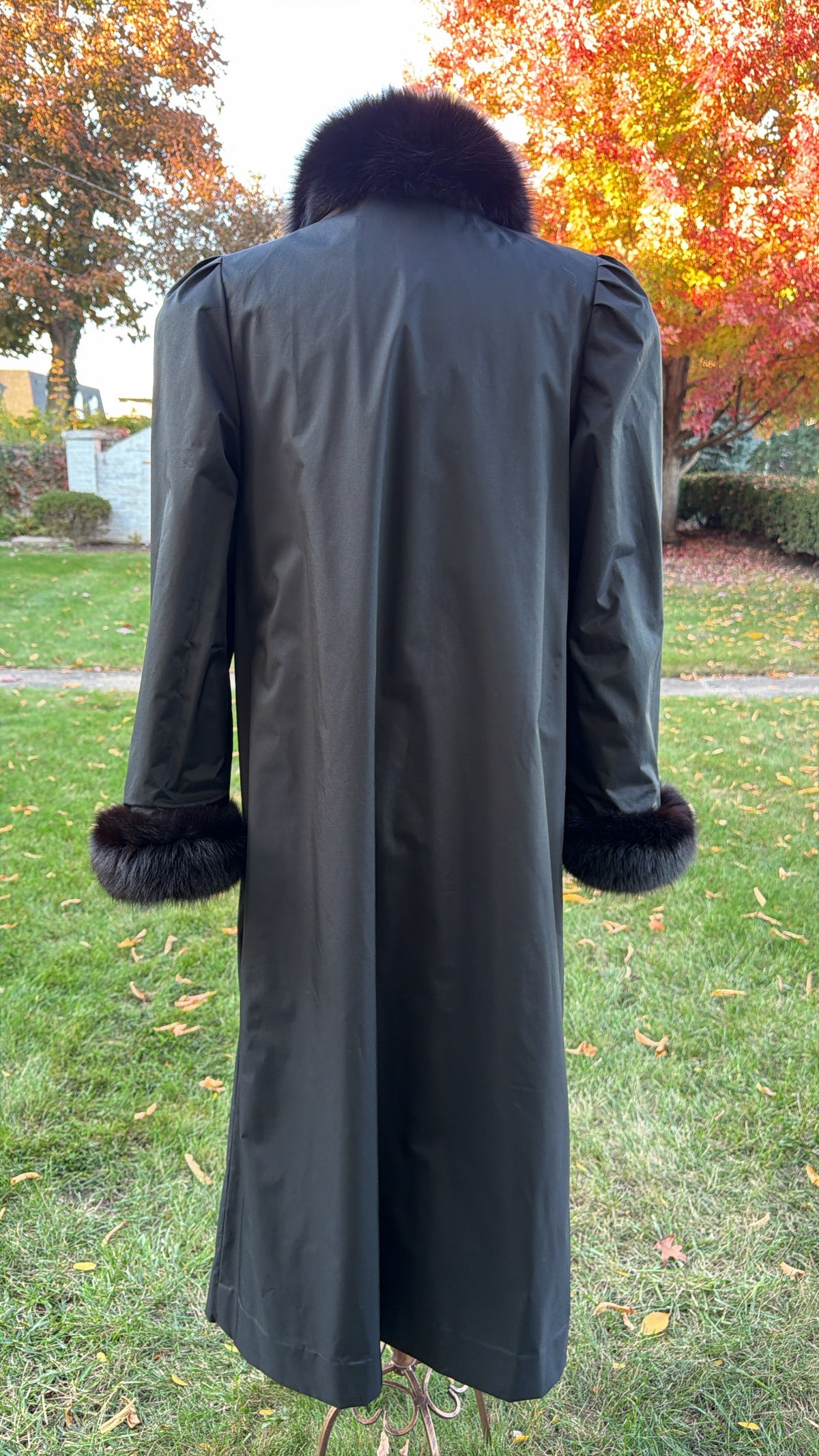 Mink & Fox Fur Reversible Fur Coat