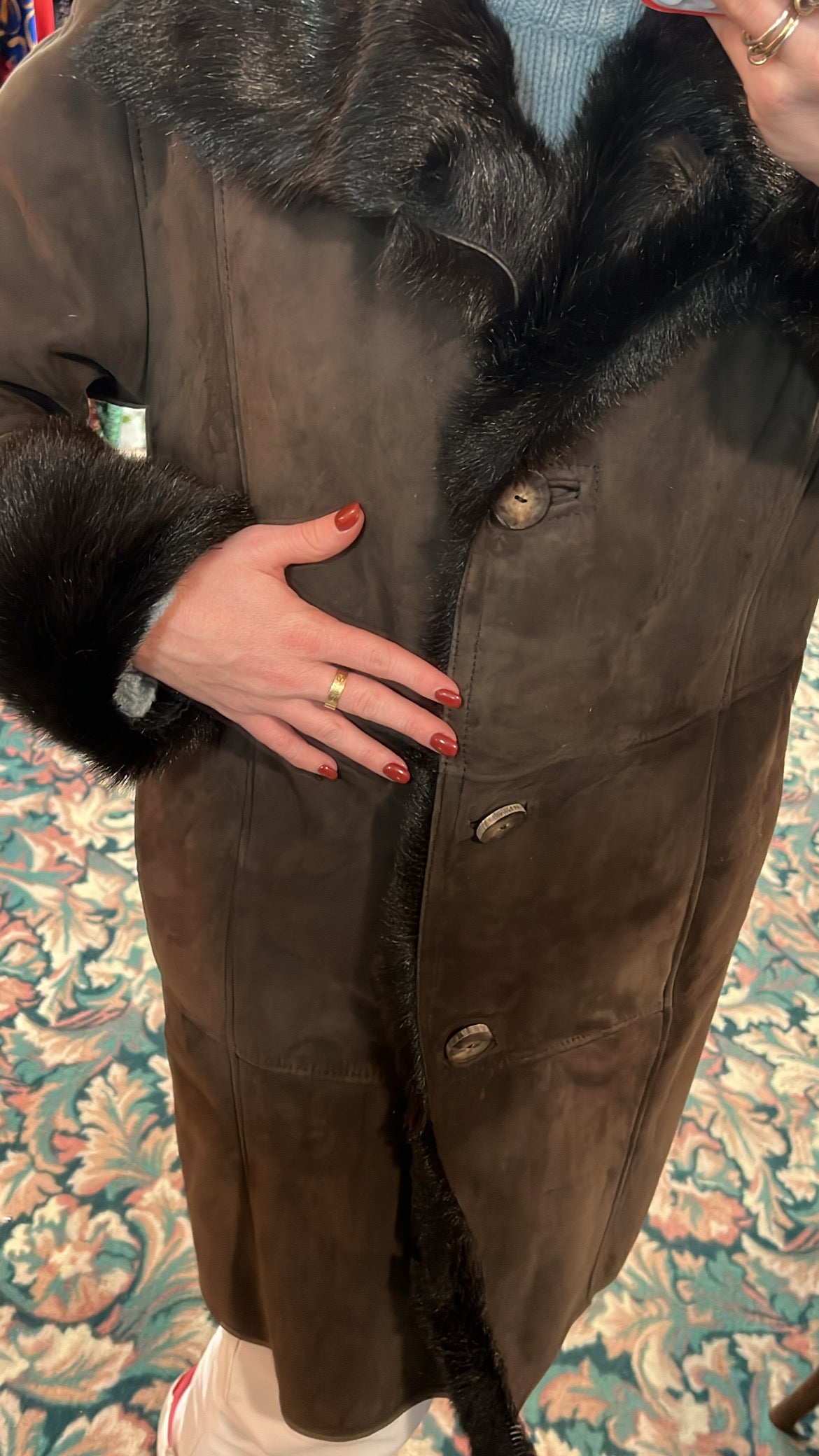 Kidskin Leather Fur Jacket