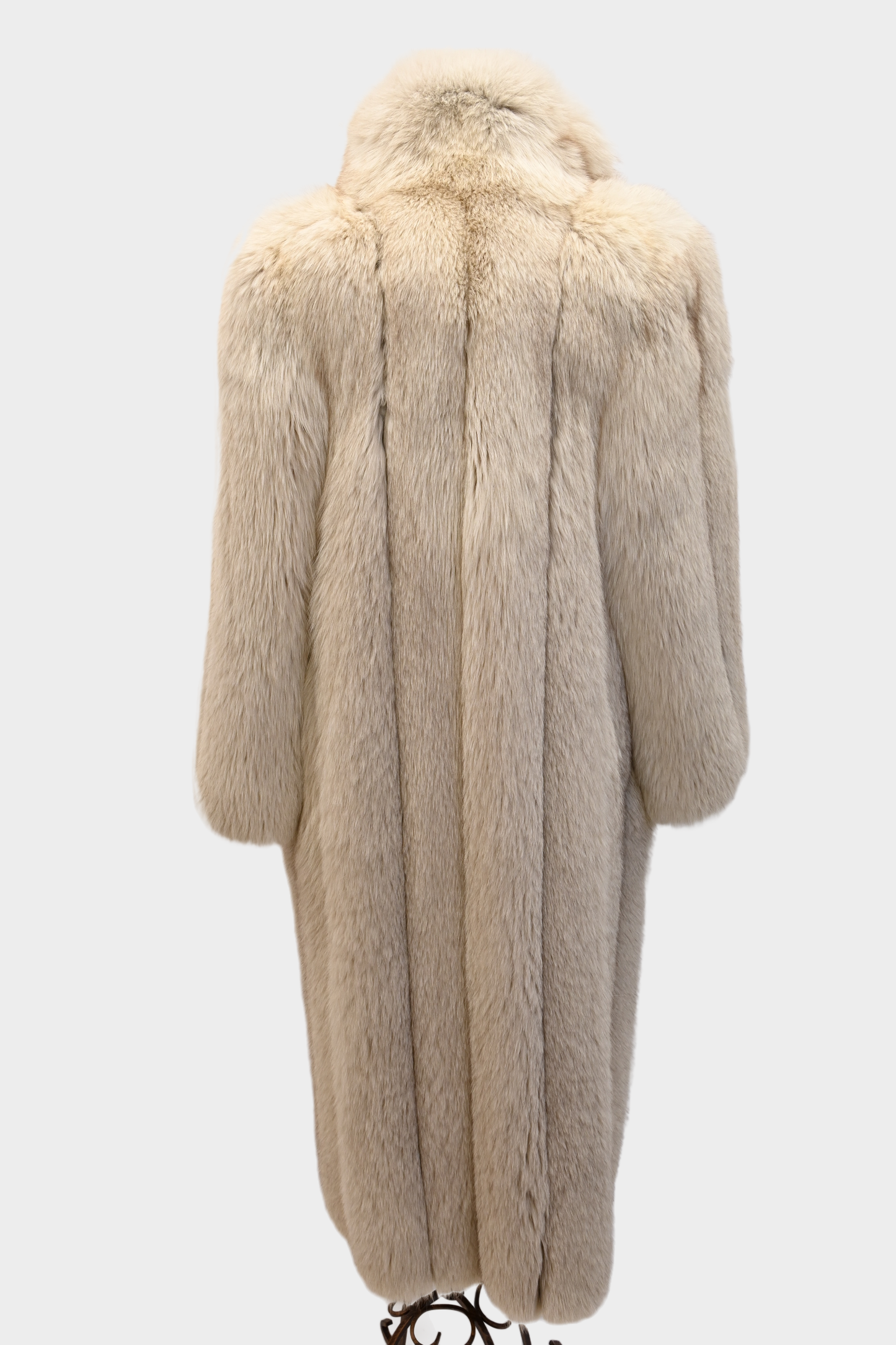 Blush Fox Fur Coat